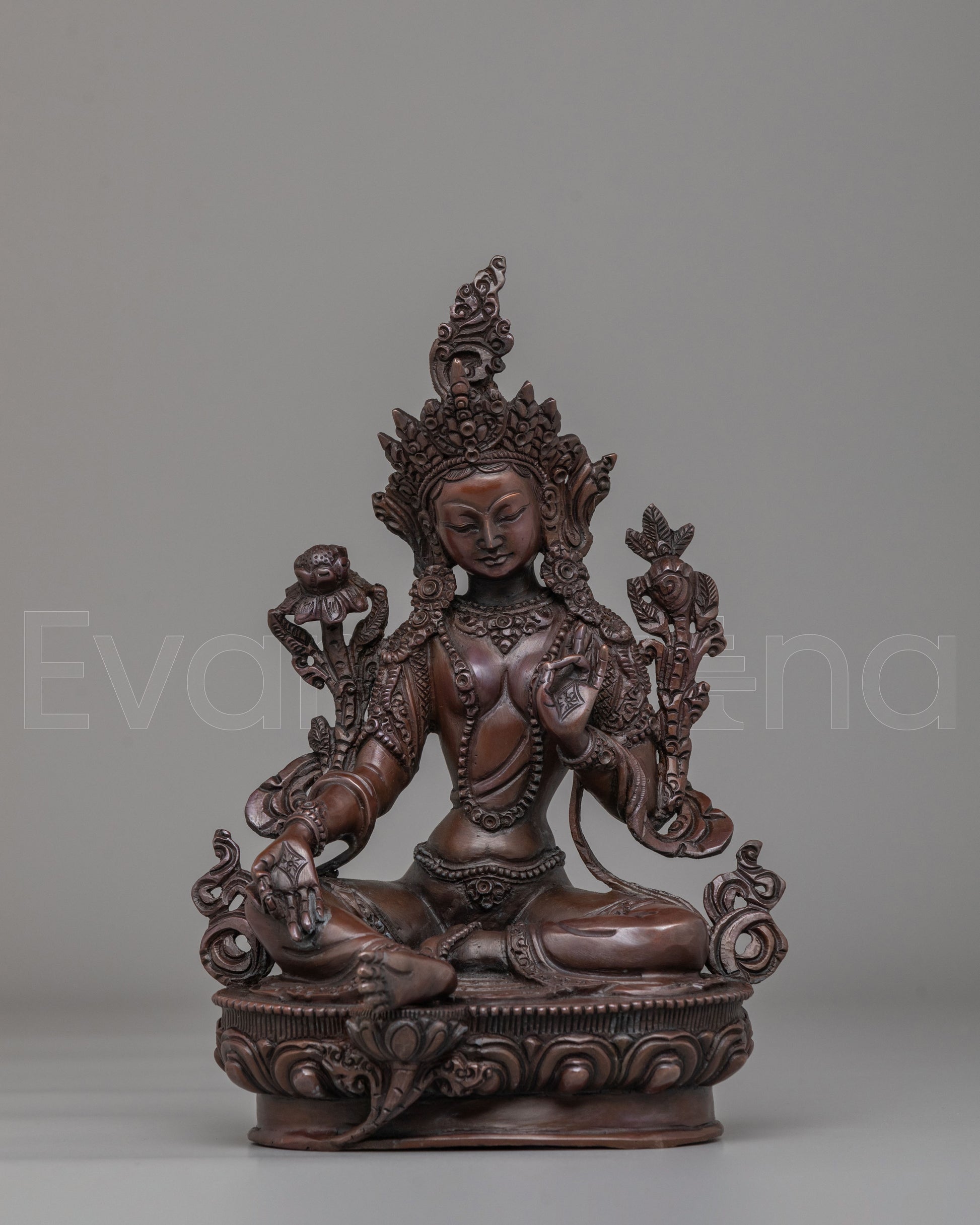 Spiritual Green Tara Altar Statue 