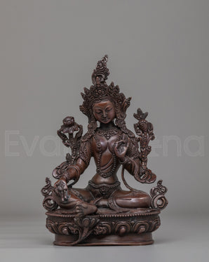 Spiritual Green Tara Altar Statue 