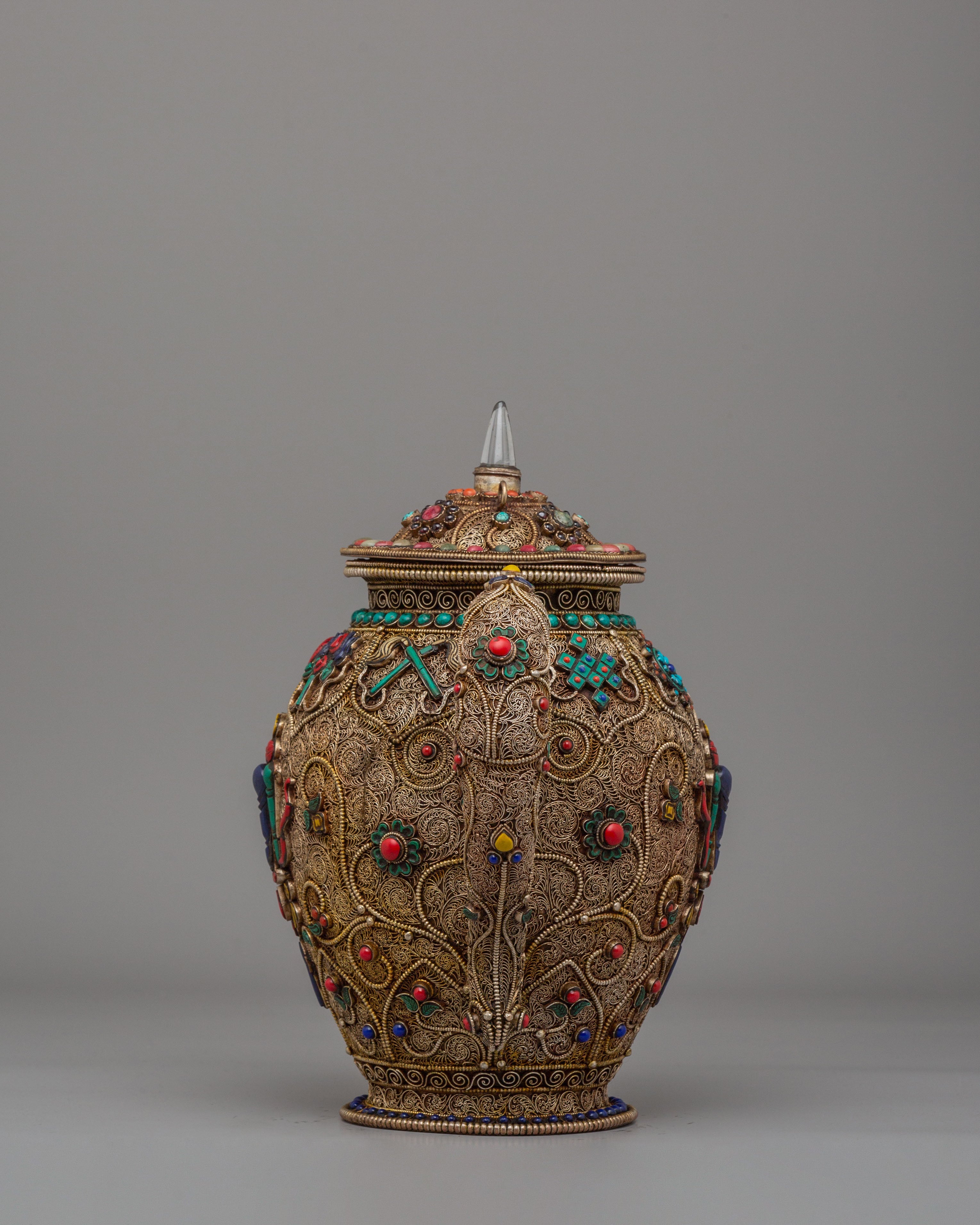 Handcrafted Himalayan Tea Pot | Religious and Spiritual Decor
