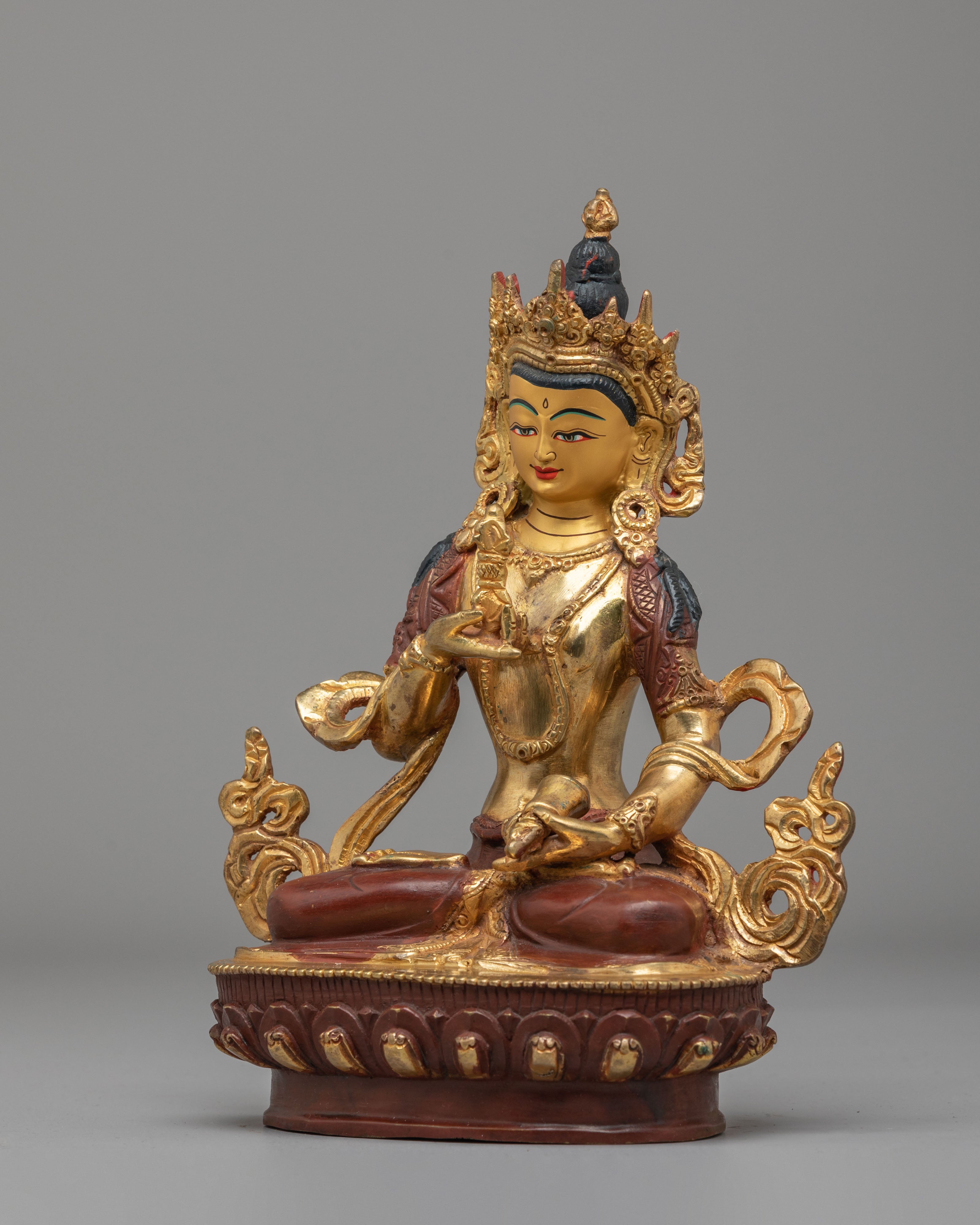 Buddhist Purification Vajrasattva Deity Statue | 24K Gold Plated Vajrasattva