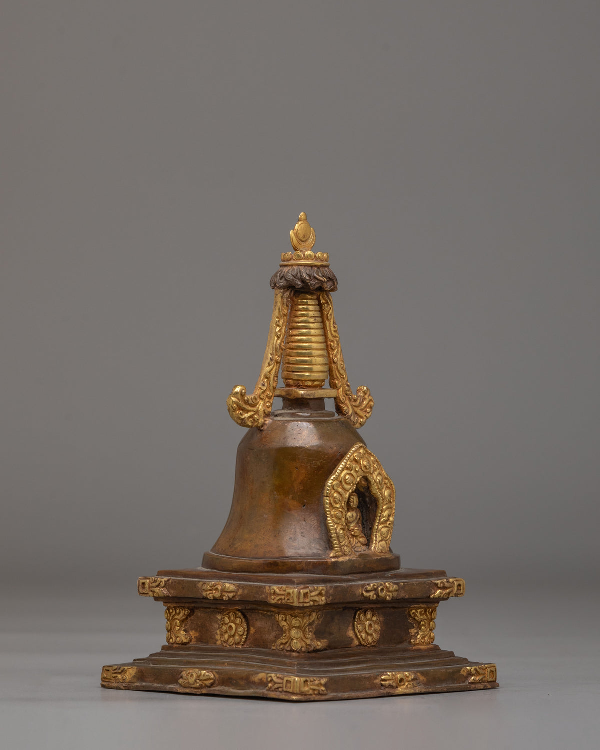 Handcrafted Sacred Parinirvana Stupa | Scared Buddhist Artwork