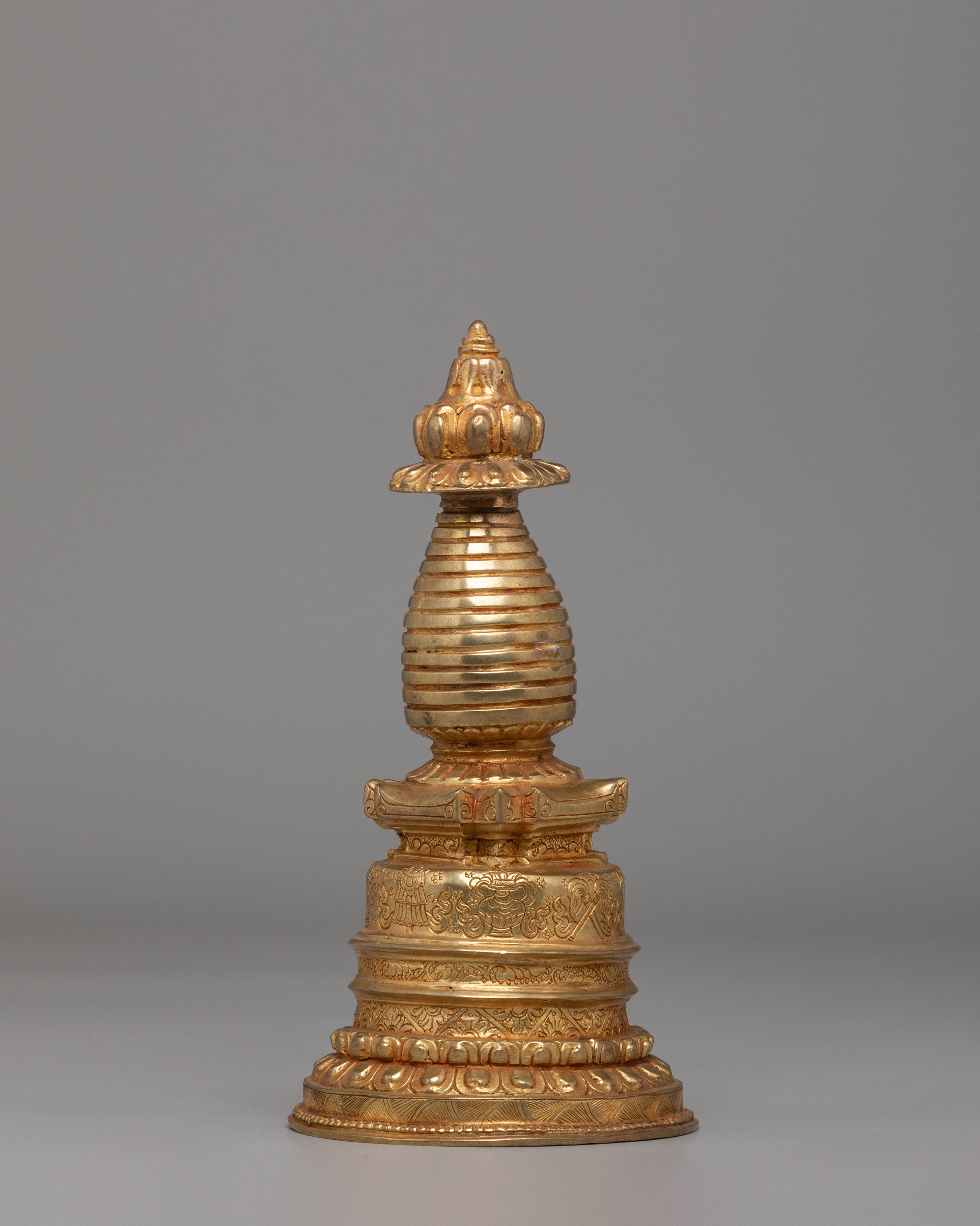 Buddhist Ritual Kadampa Stupa | Tibetan Sacred Sculpture