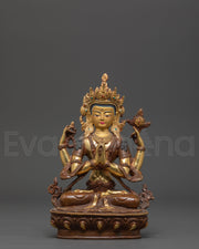 Handcrafted Chenrezig Statue 