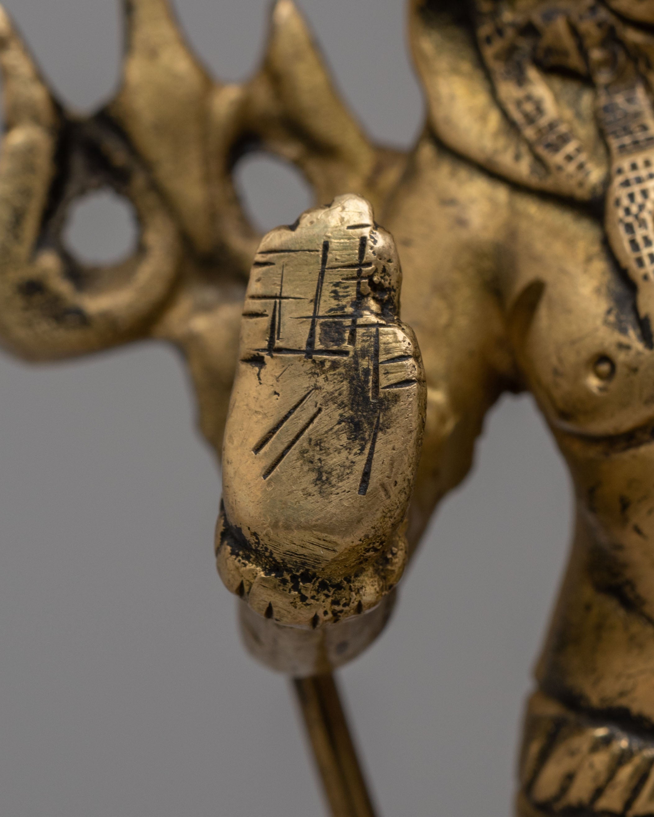 Sacred Shiva Statue | Handcrafted Brass Hindu Deity Sculpture