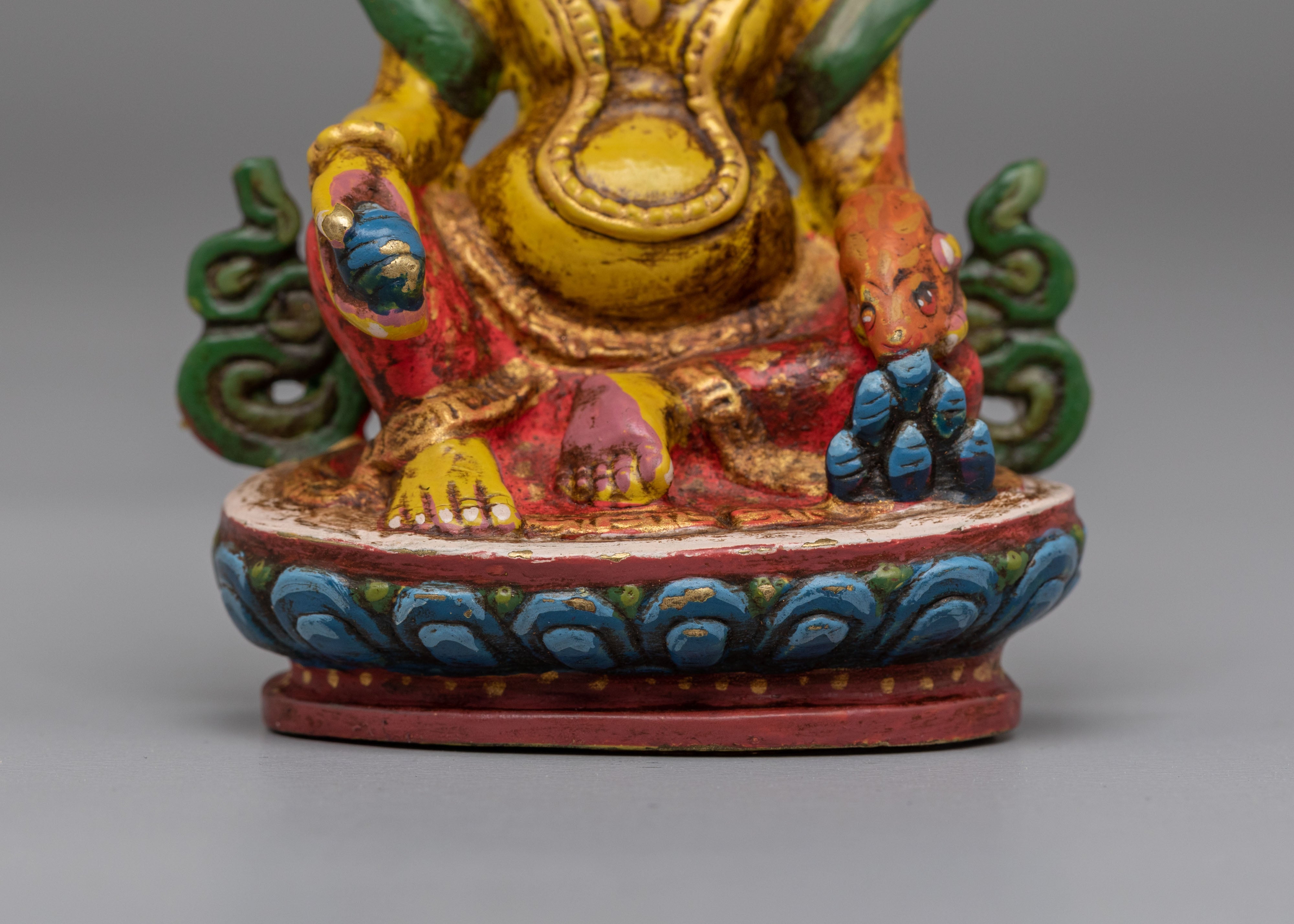 Himalayan Dzambhala Wealth God Statue | Spiritual Abundance Art