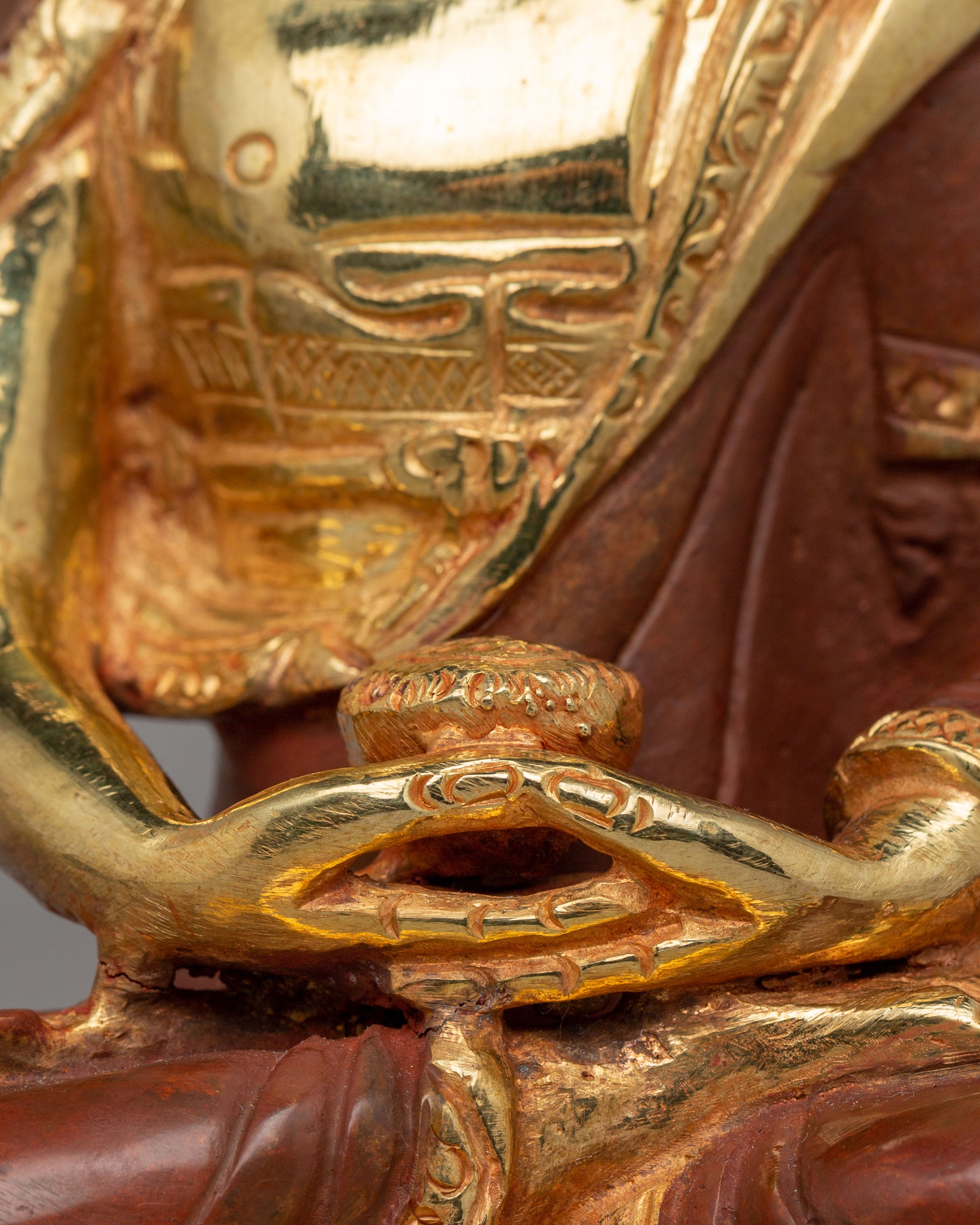 Enlightened Amitabha Buddha Sculpture | Tibetan Handmade Statue