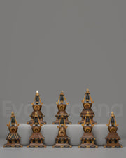 Eight Great Stupa Set