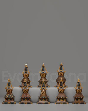 Eight Great Stupa Set