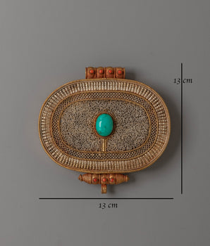 Tibetan Ghau Prayer Pendant | Himalayan Sacred Amulet