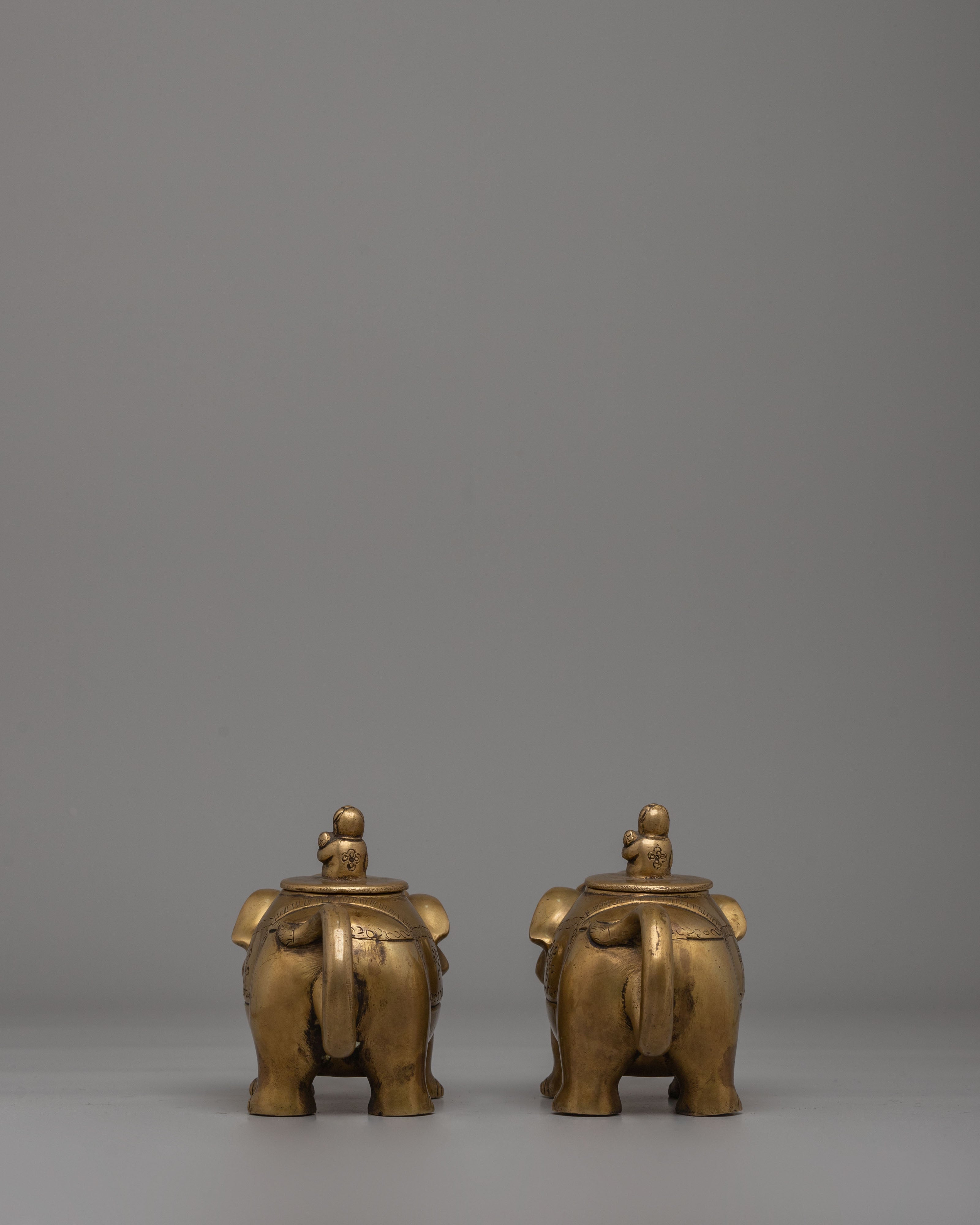Himalayan Elephant Incense Burner | Traditional Handcrafted Decor