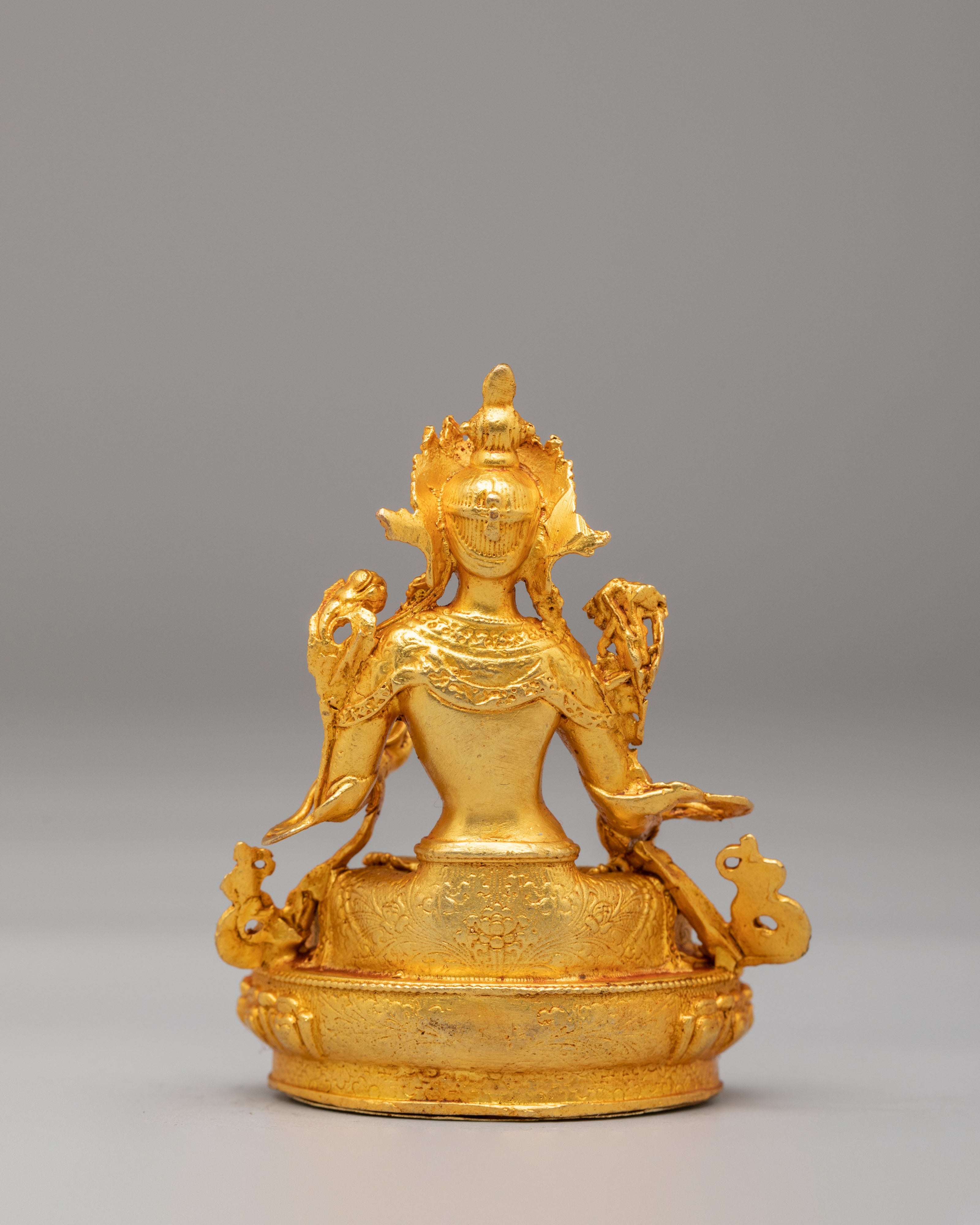 Ceremonial White Tara Shrine Sculpture | Machine Made Statue