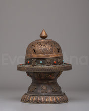 Sacred Tibetan Incense Holder