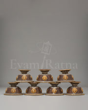 Sacred Seven Water Offering Bowl Set 