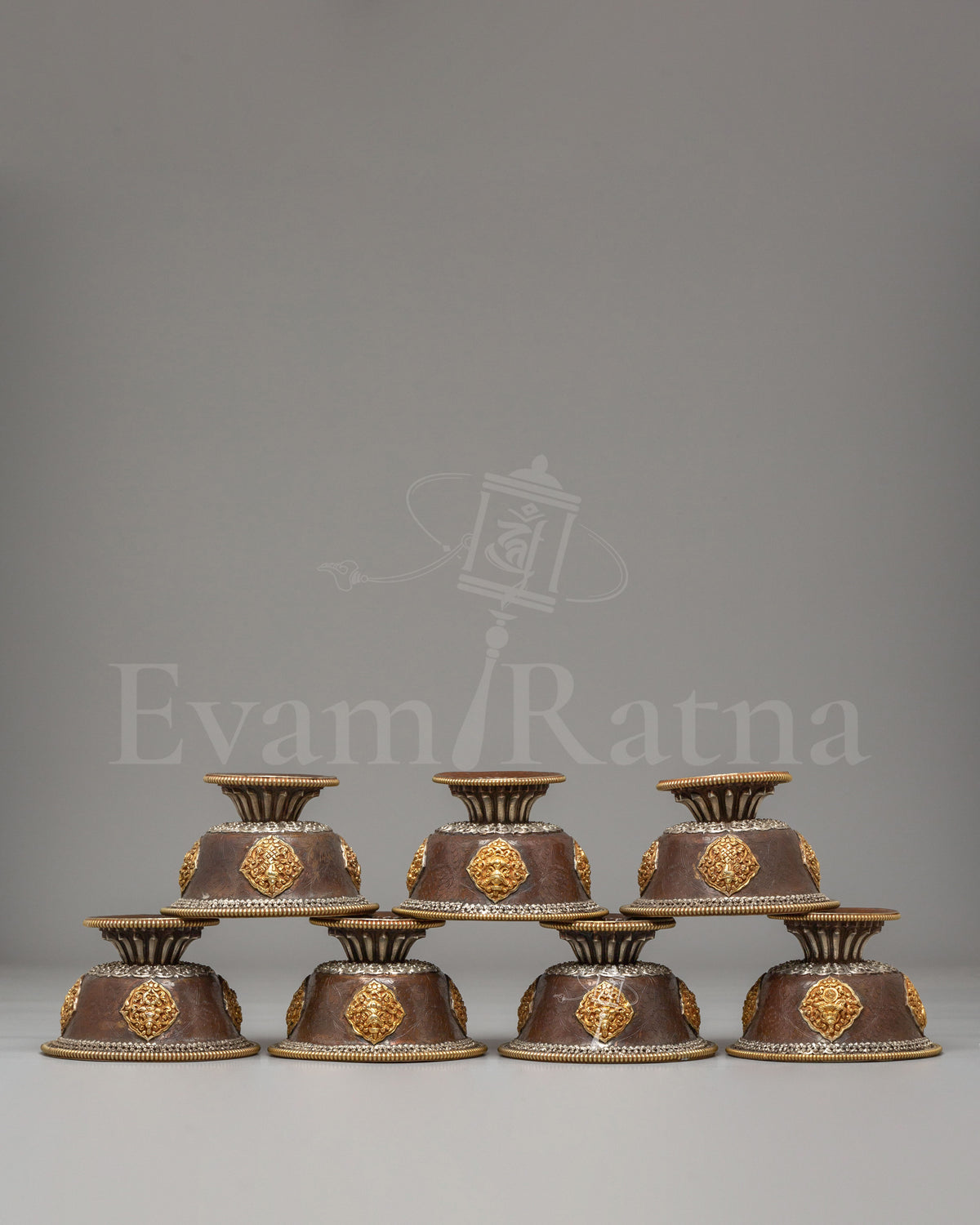 Sacred Seven Water Offering Bowl Set 