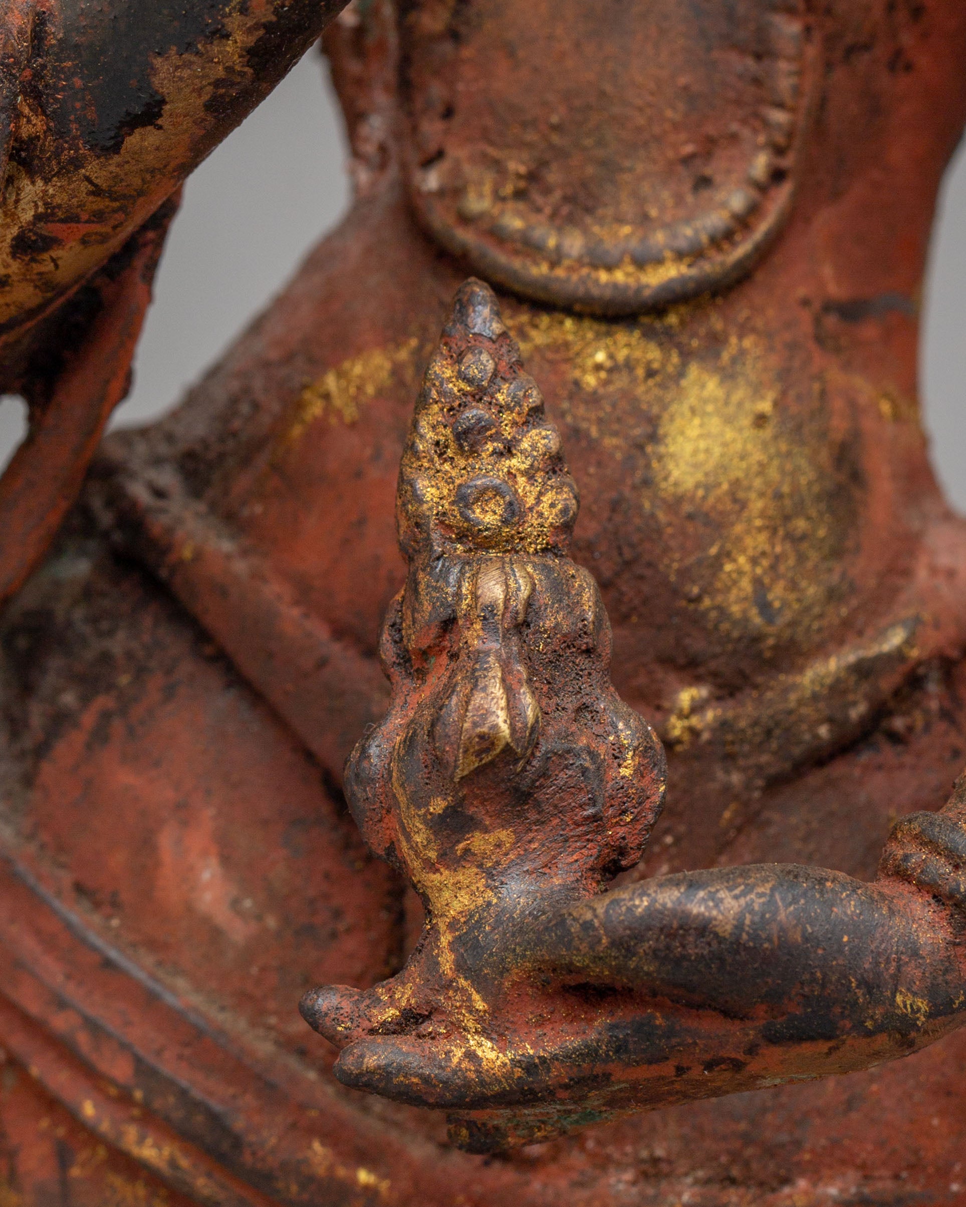 Buddhist Compassion Lokeshwor Statue | Handcrafted Avalokiteshvara Artwork