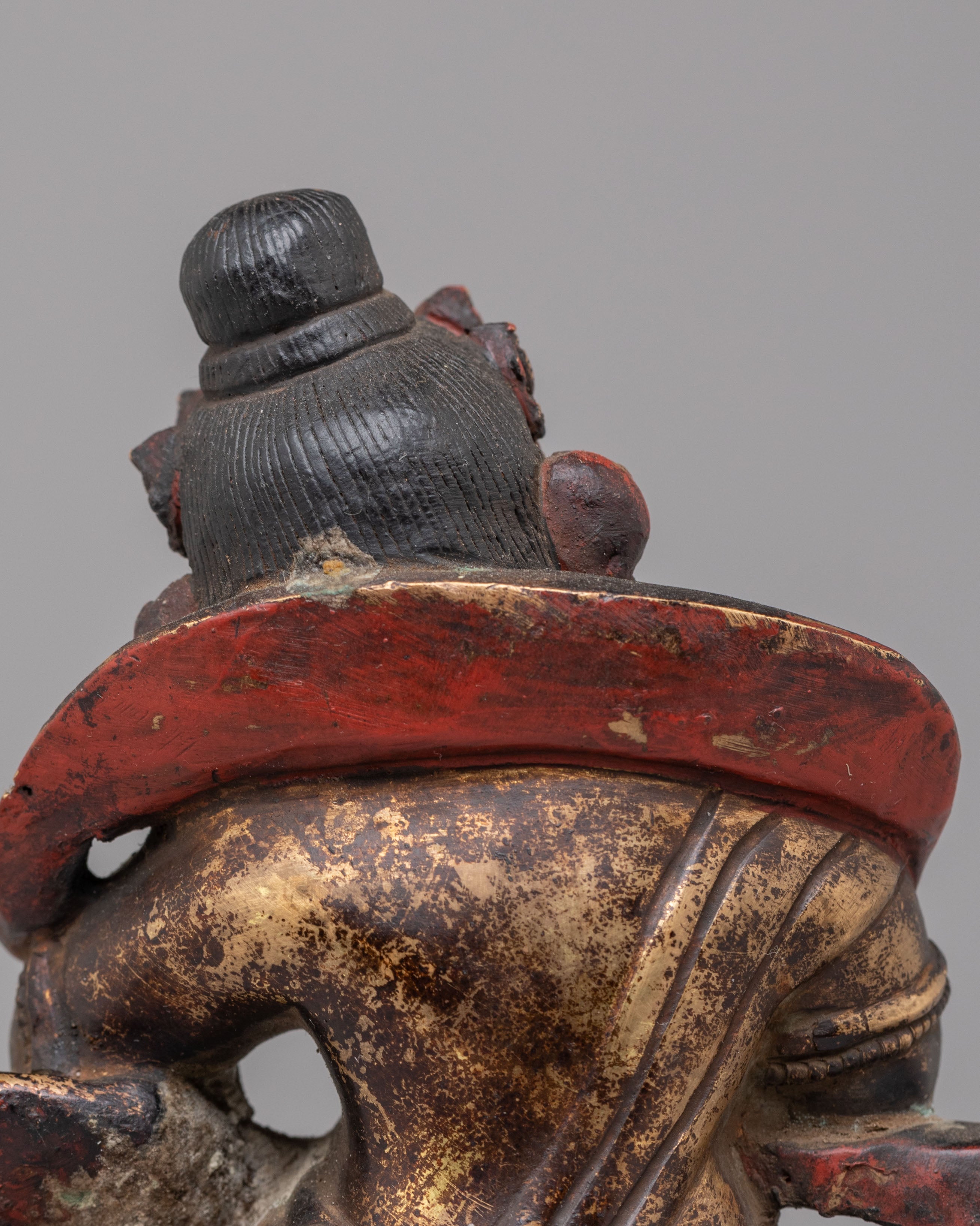 Sacred Dzambhala Statue Deity Statue | Spiritual Wealth and Protection Art