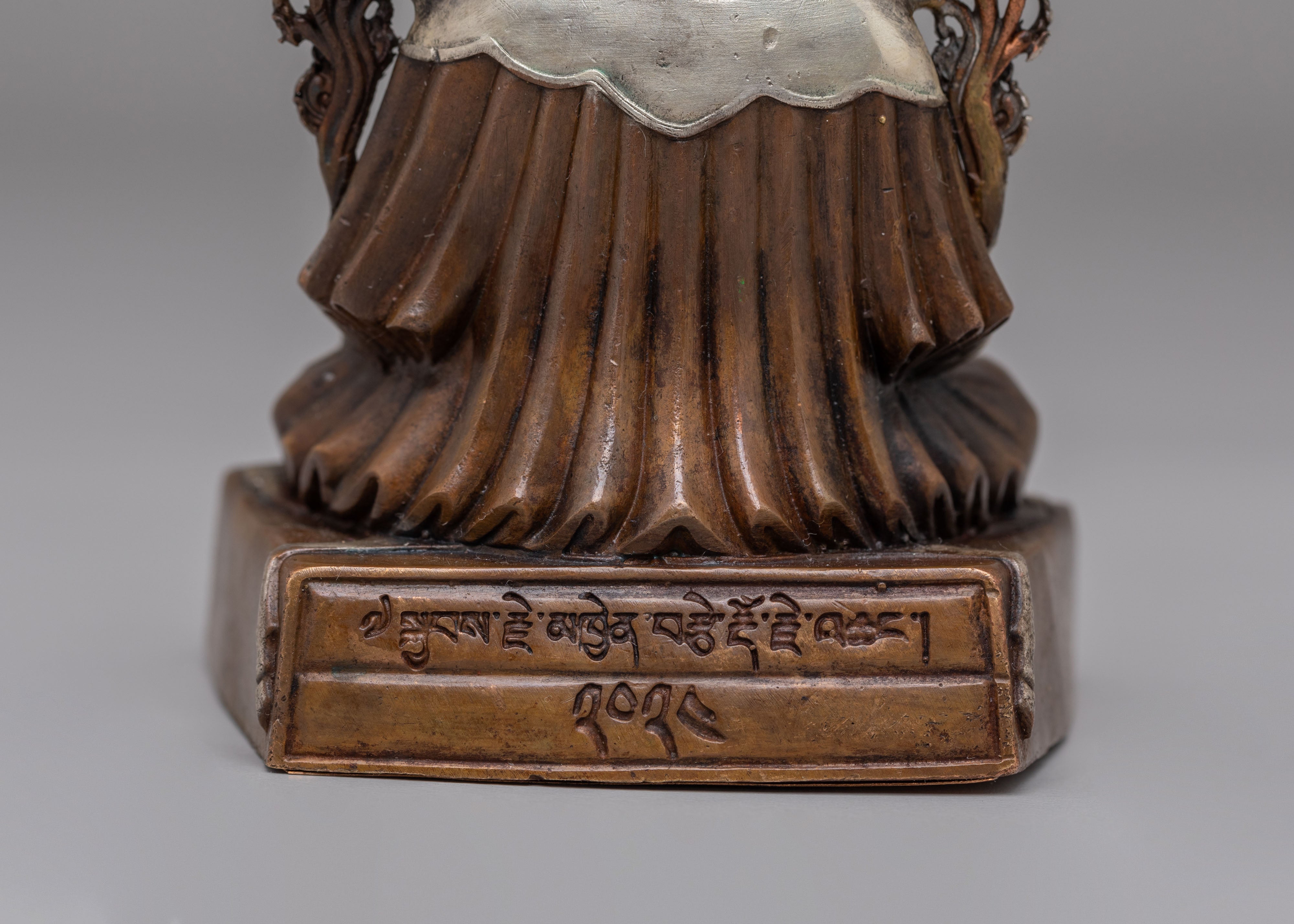 Handcrafted Karmapa Statue | Buddhist Master Figurine