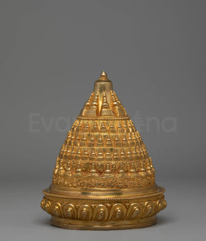 Handcrafted Buddhist Stupa Art