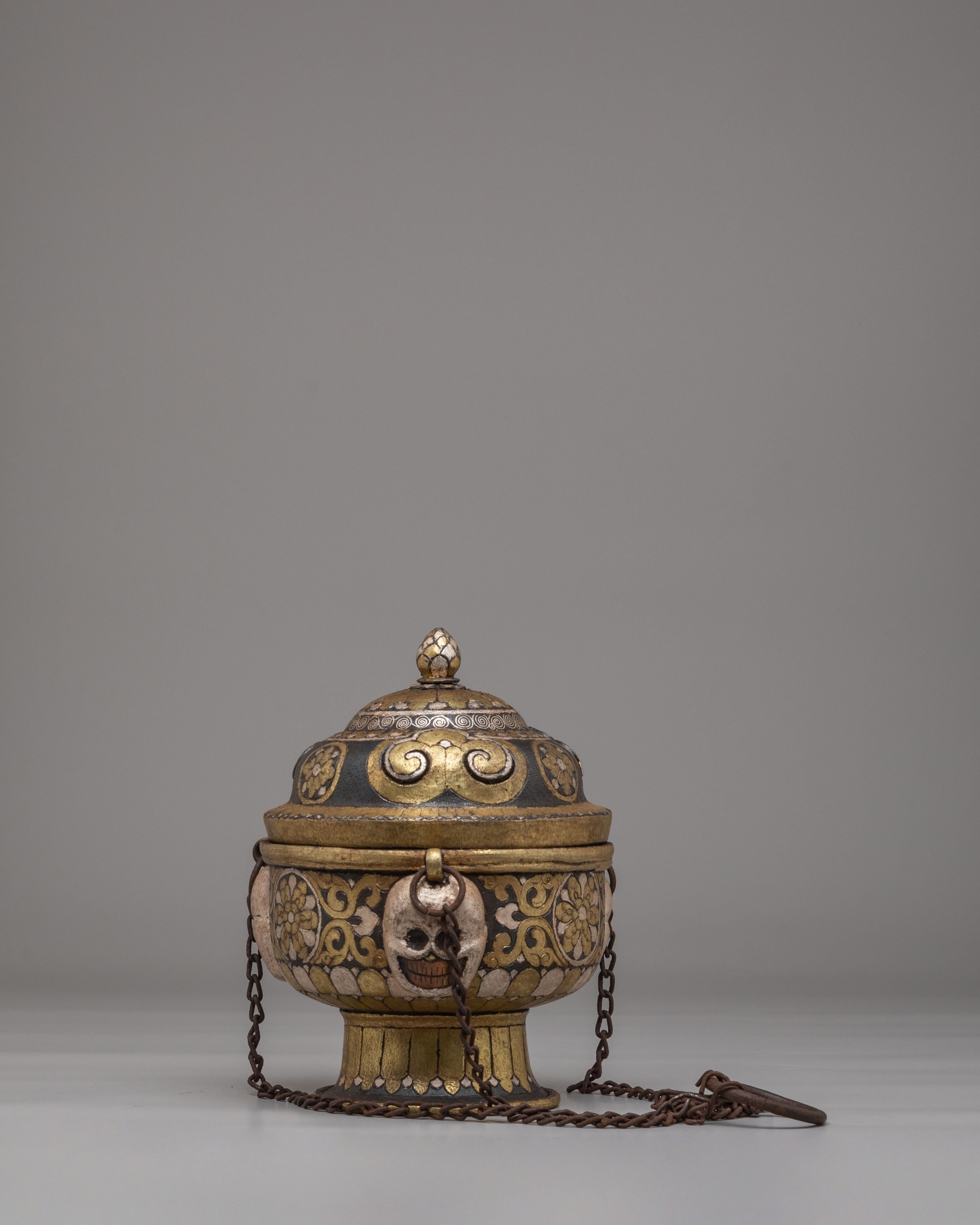 Tibetan Insense Burner | Handcrafted Buddhist Ritual Item