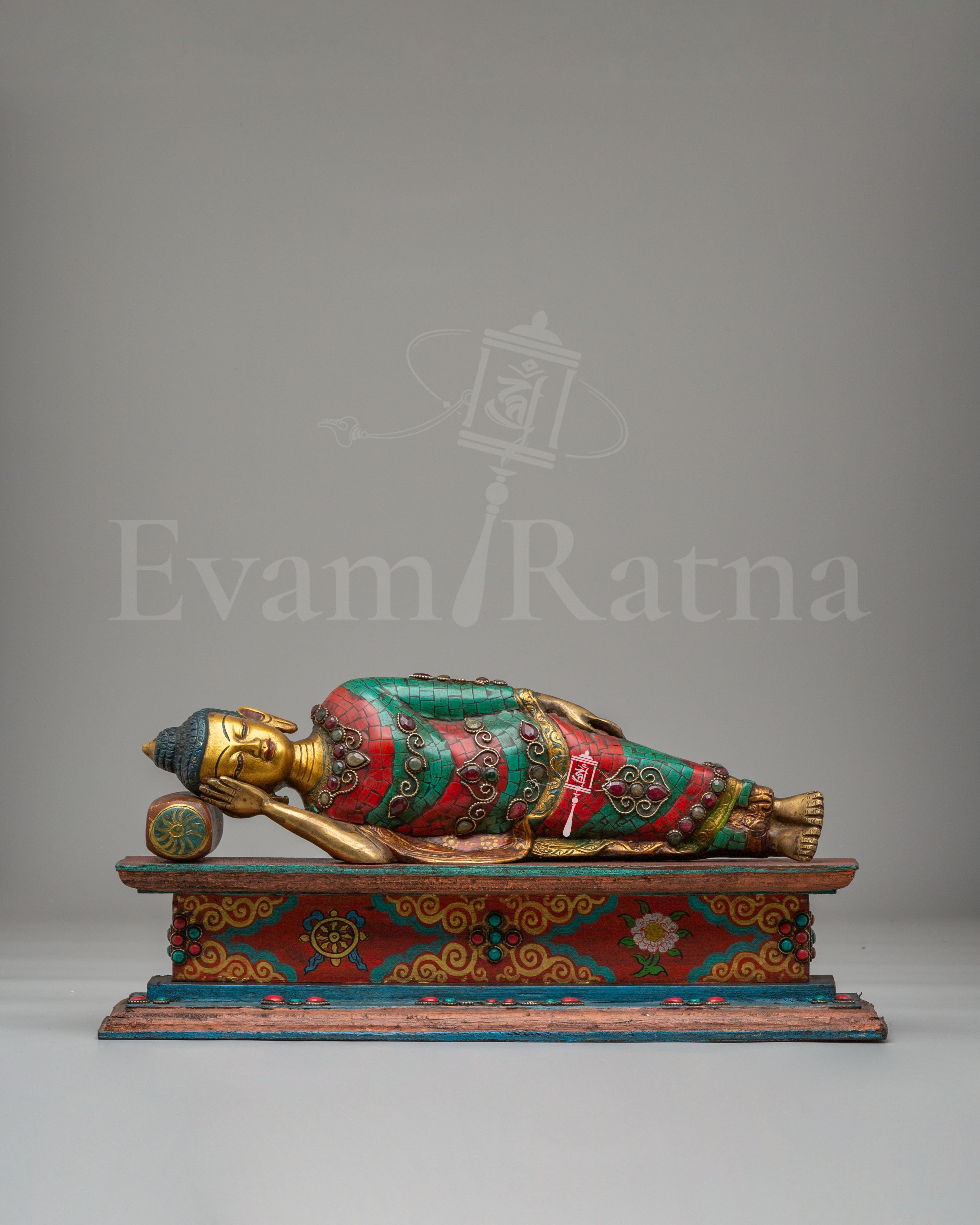 Handmade Reclining Buddha Statue
