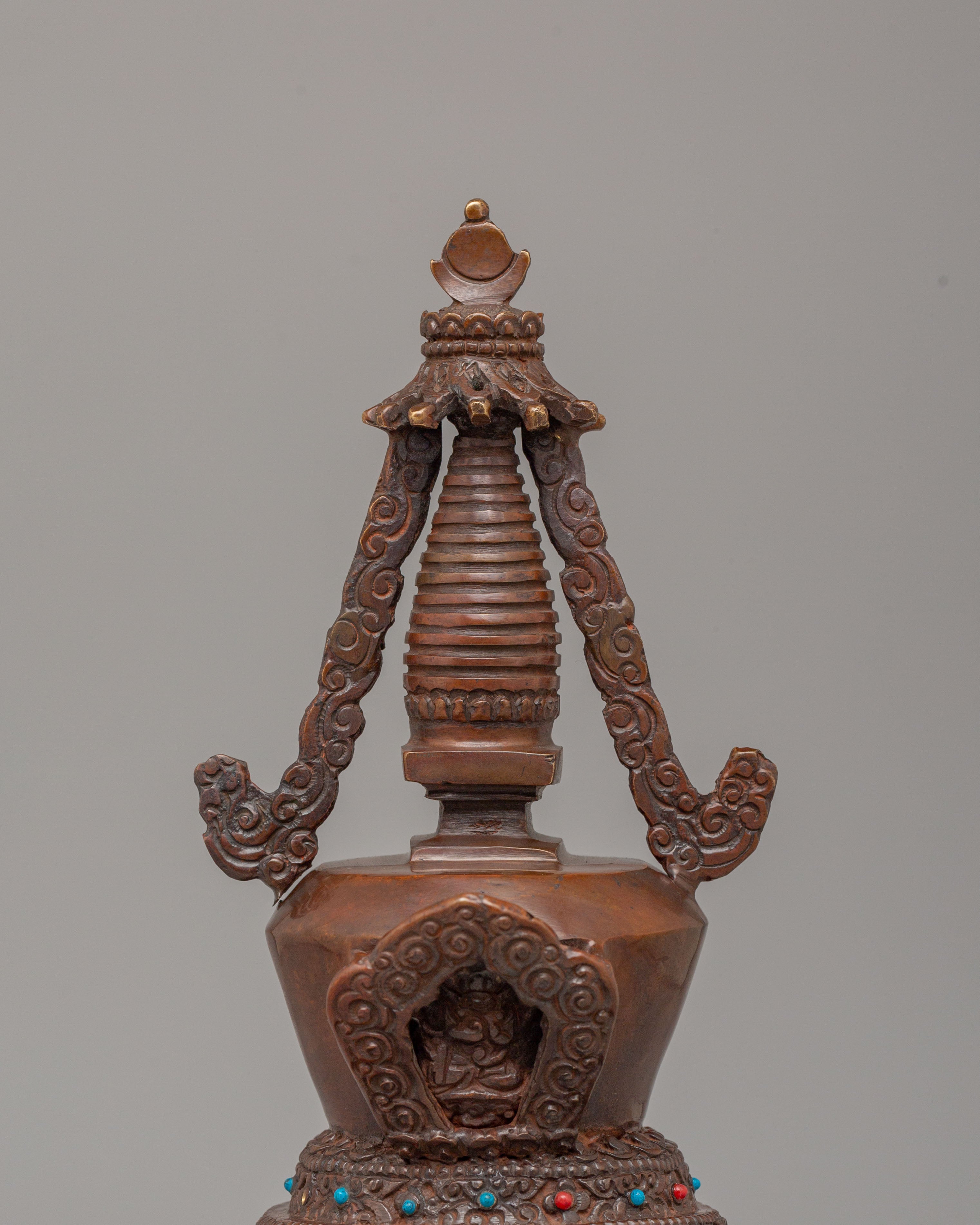 Sacred Ritual Lotus Blossom Stupa | Symbol of Enlightenment