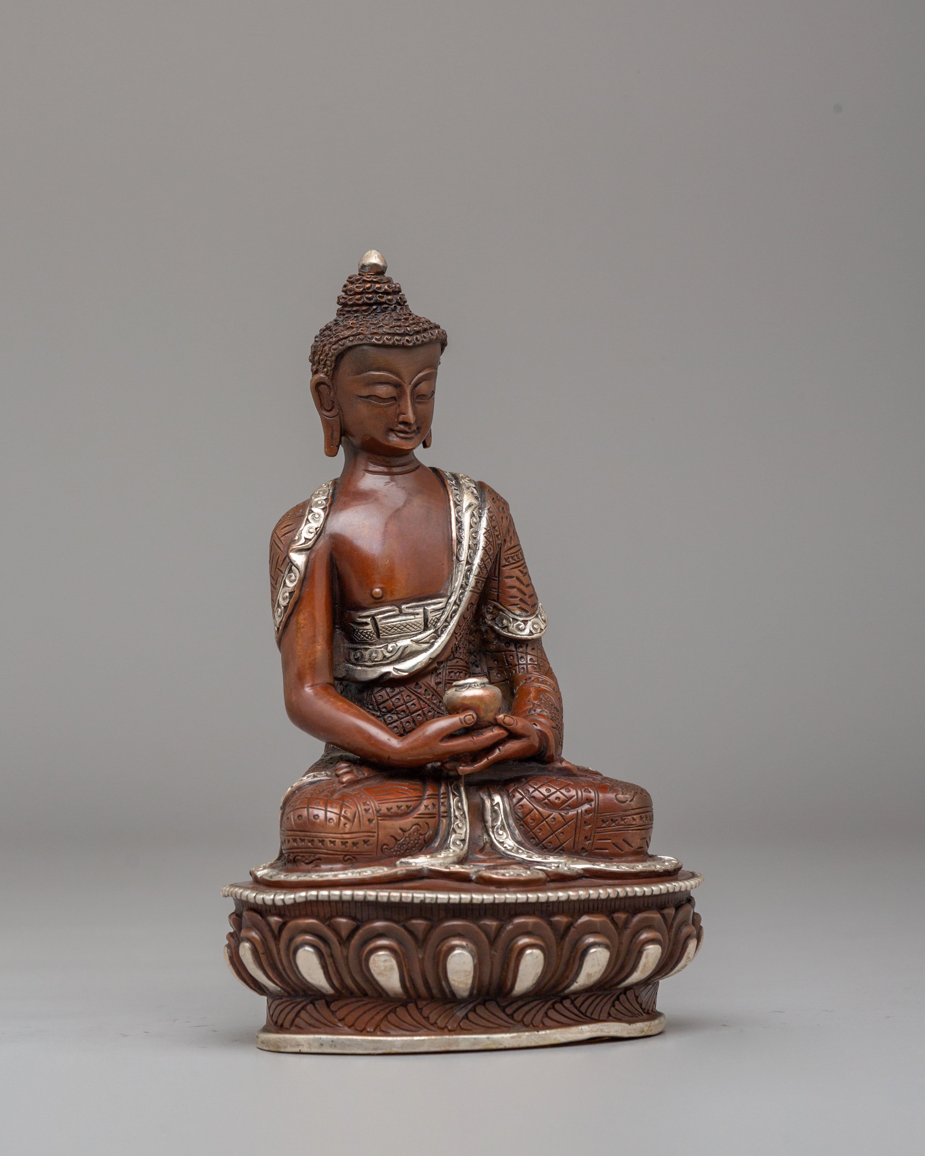 Pure Land Amitabha Buddha Deity Statue | Traditional Tibetan Artwork