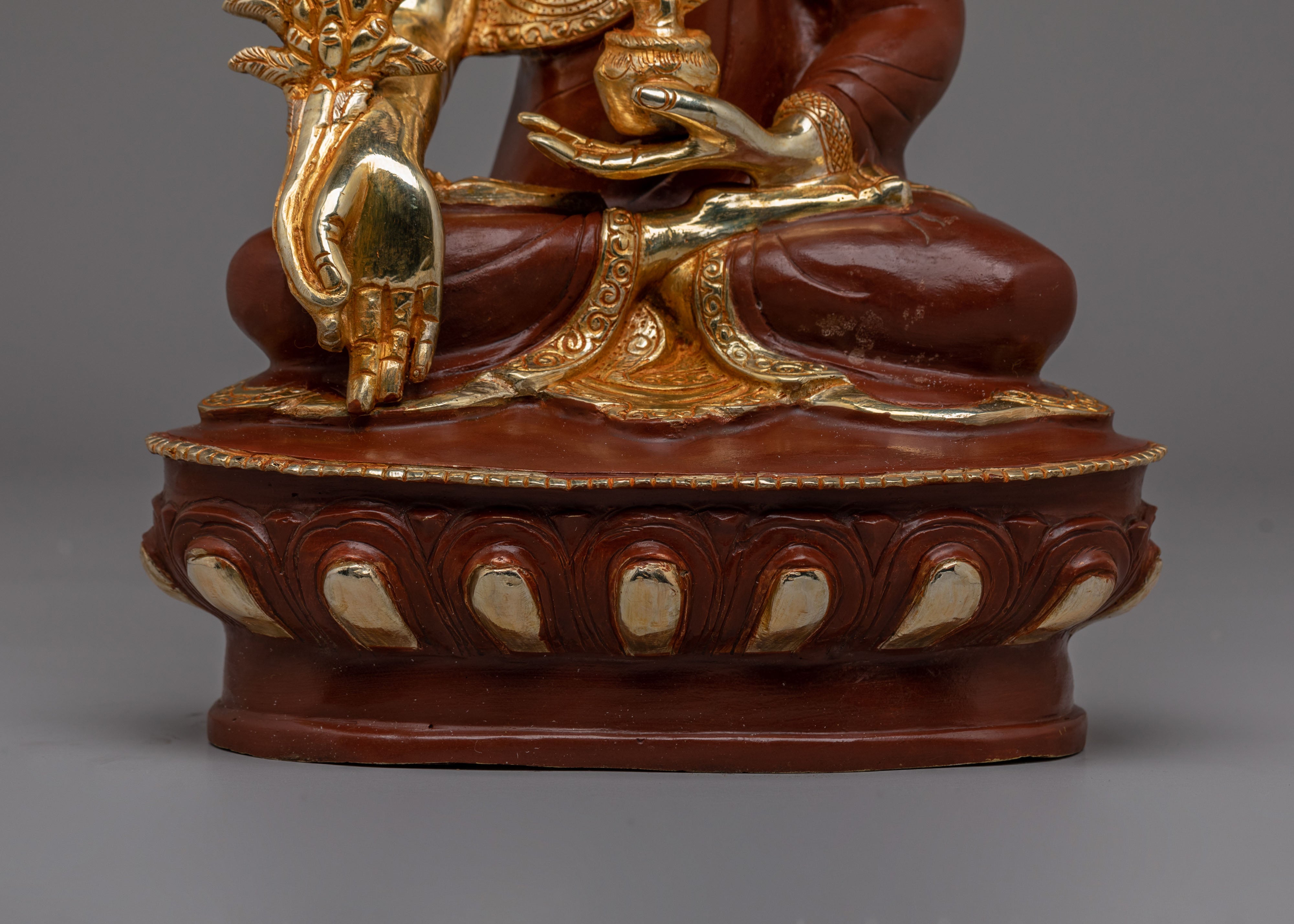 Traditional Tibetan Healing Buddha Statue | Medicine Buddha Sculpture
