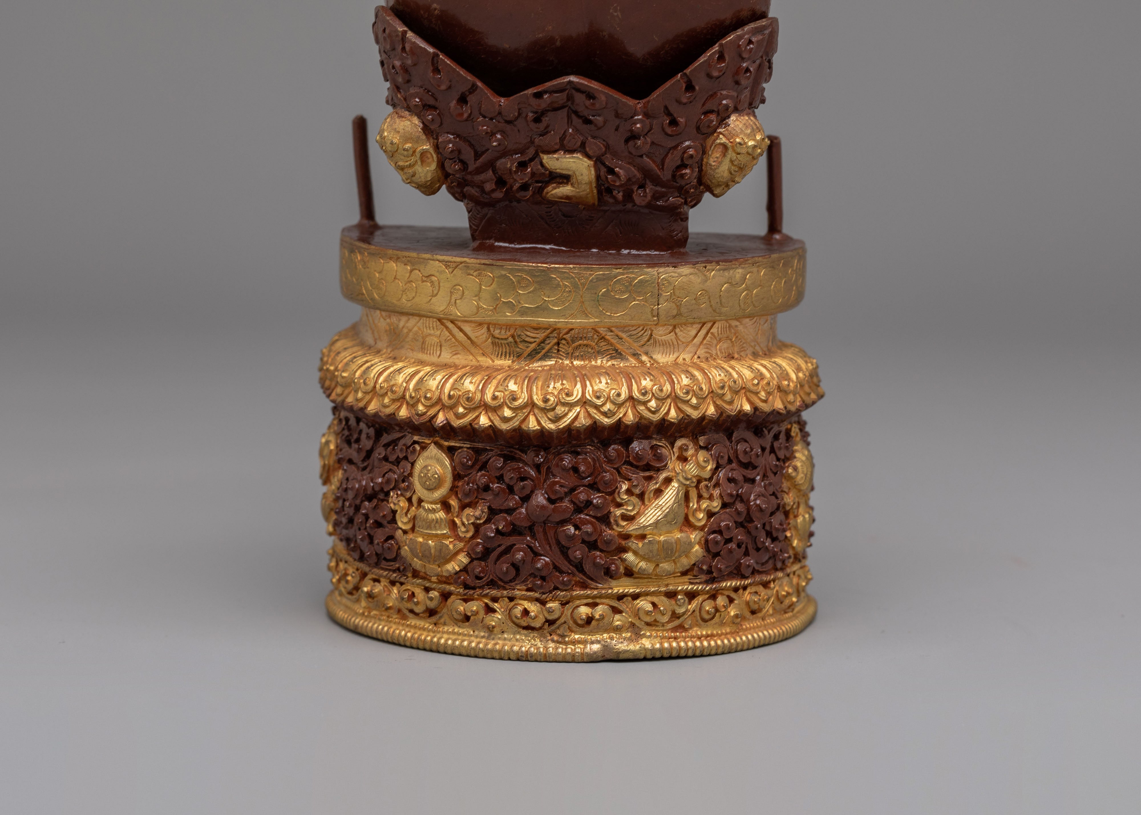 Handcrafted Kapala Ritual Set | Tibetan Buddhist Altar Offering Set