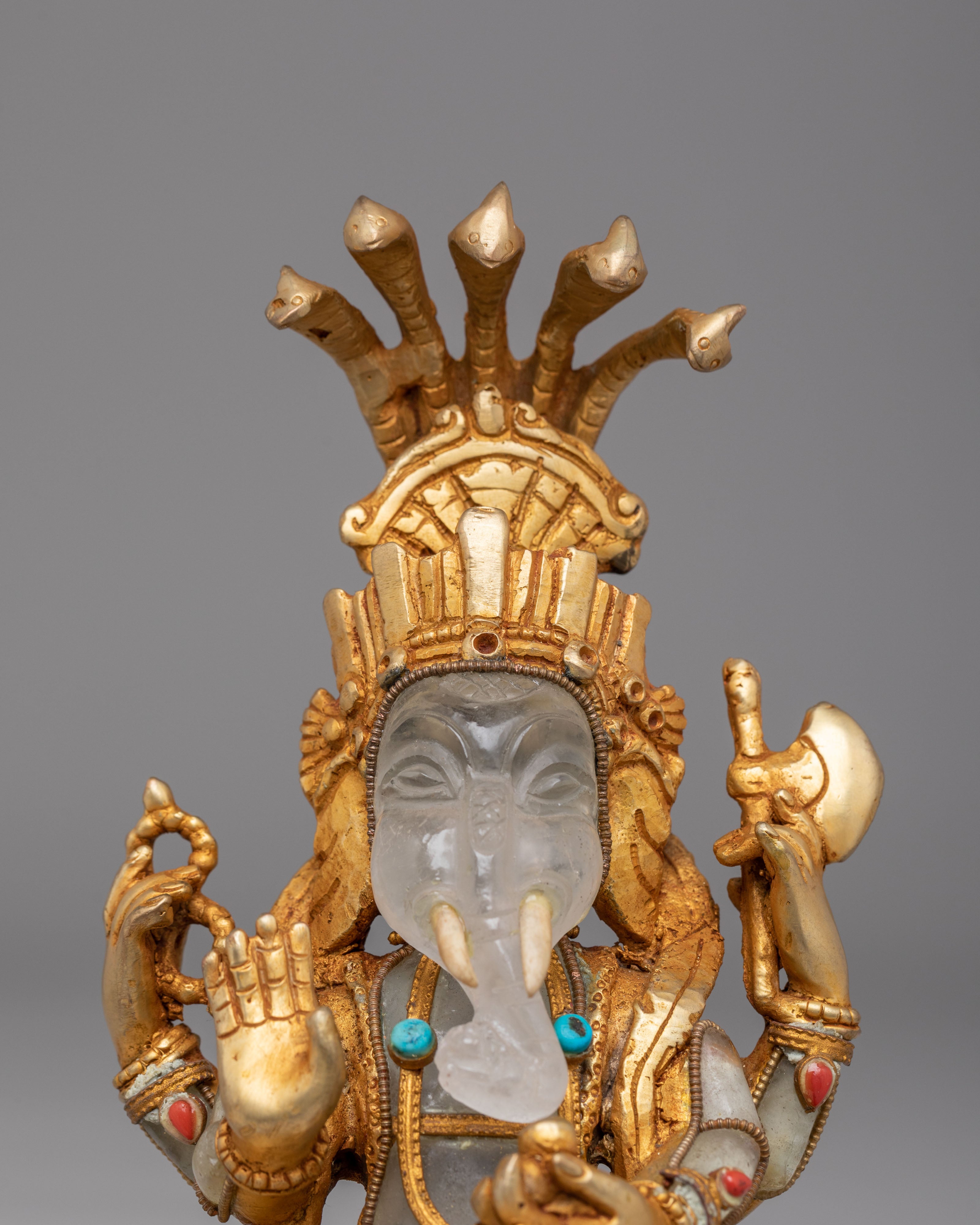 Divine Ganesh Sculpture | Handcrafted Statue for Spiritual Blessings