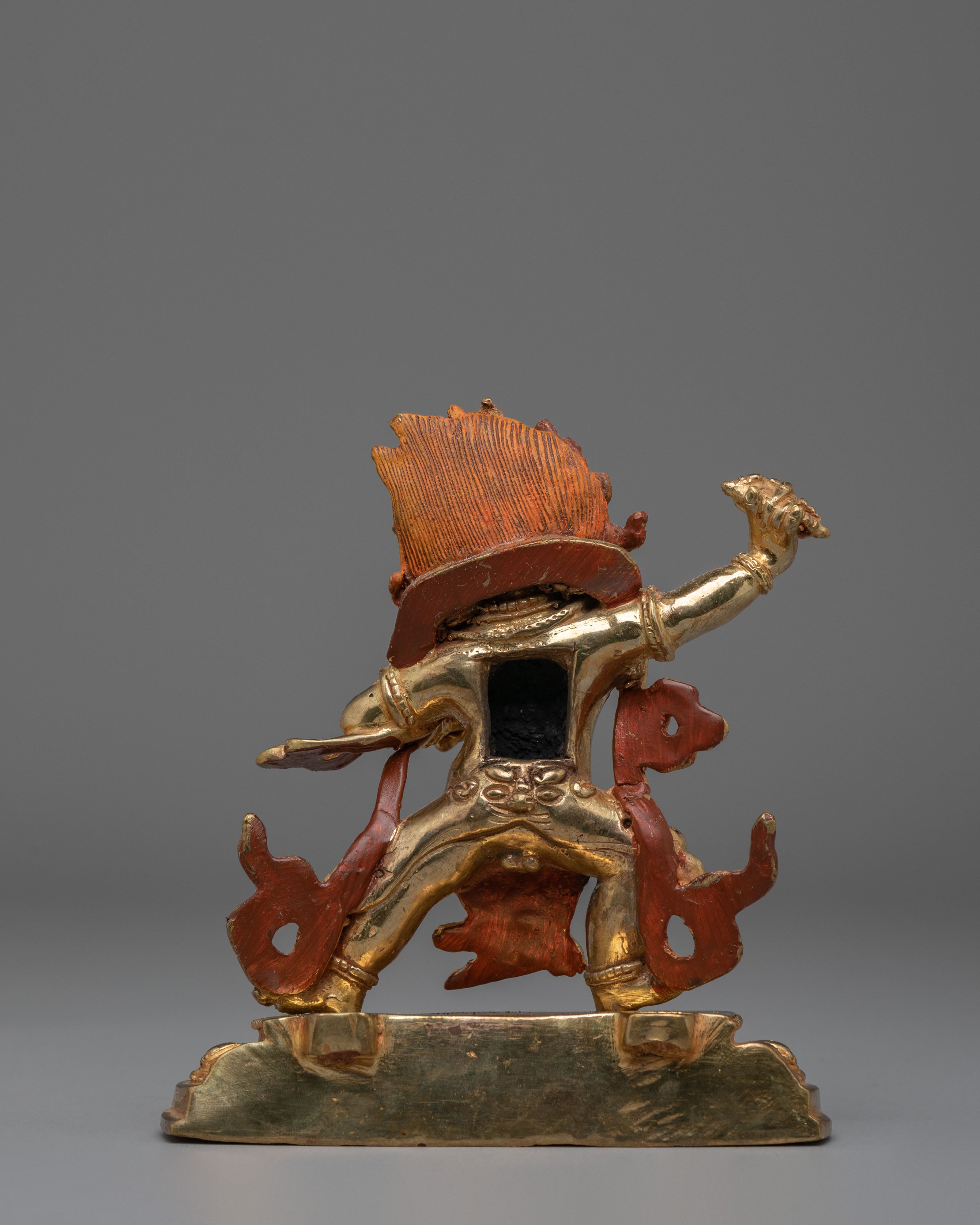 Handmade Power Deity Vajrapani Statue | Spiritual Protection Decor