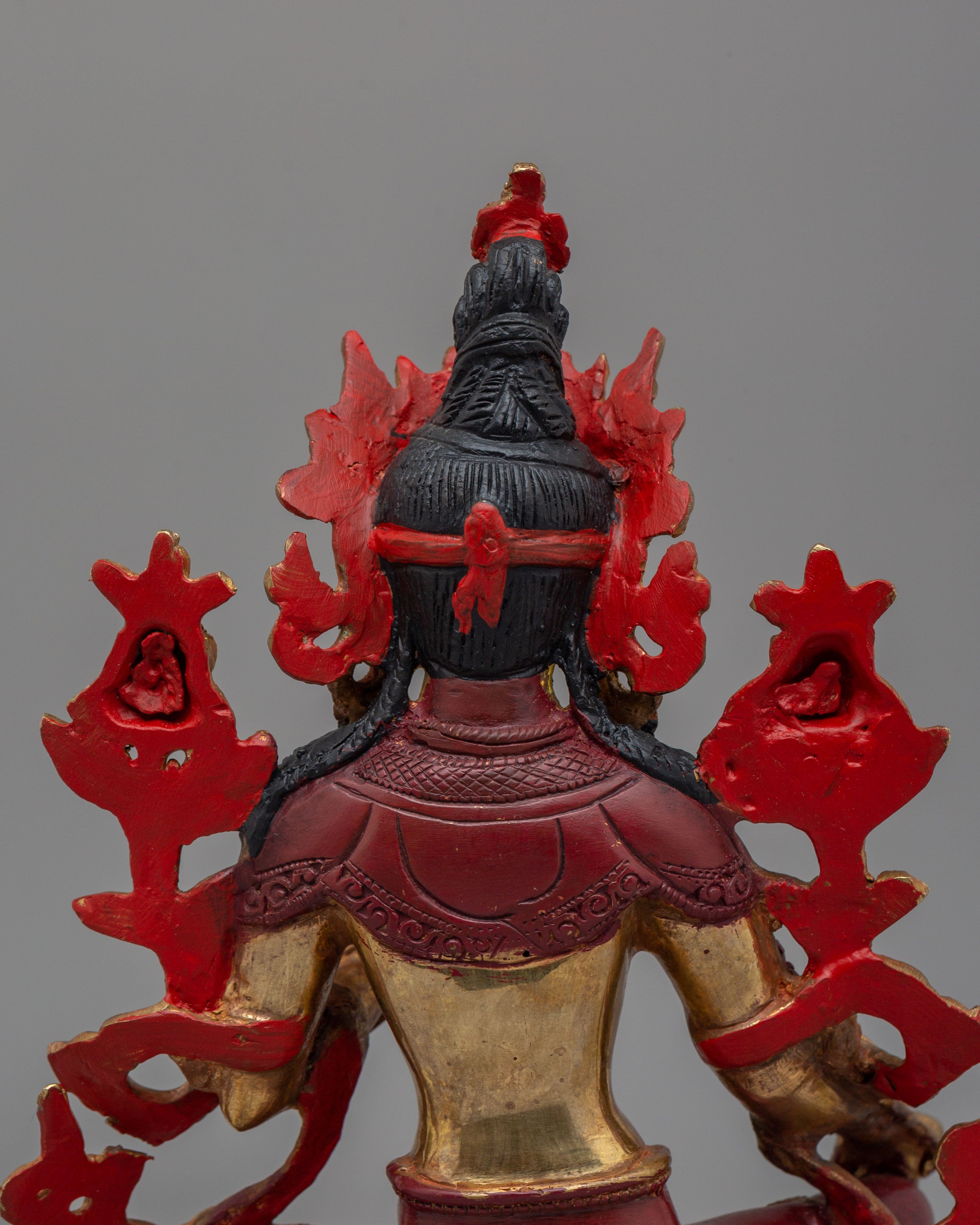 Sacred Traditional Green Tara Statue | Tibetan Buddhist Deity