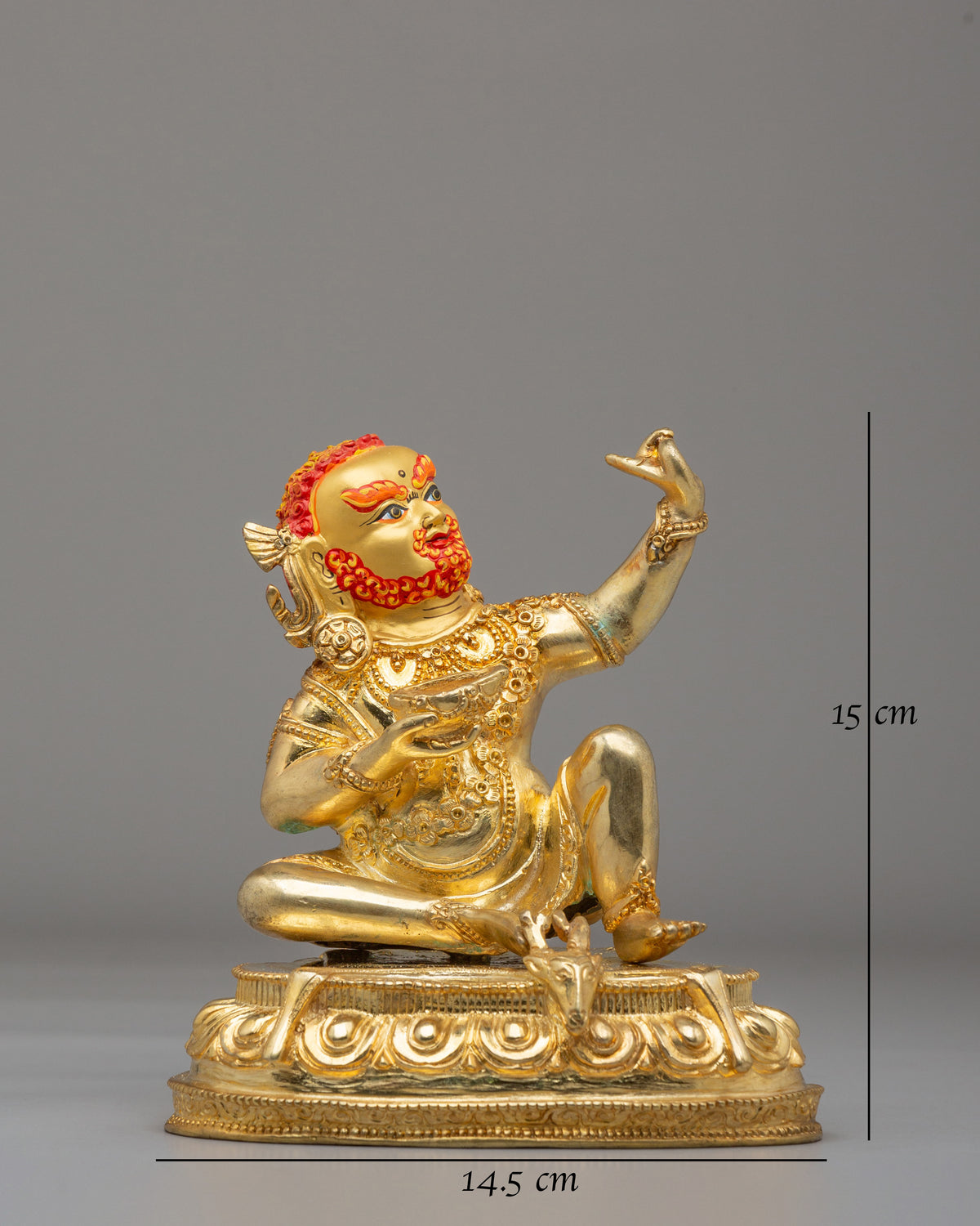 Himalayan Buddhist Master Statue | Tibetan Spiritual Art