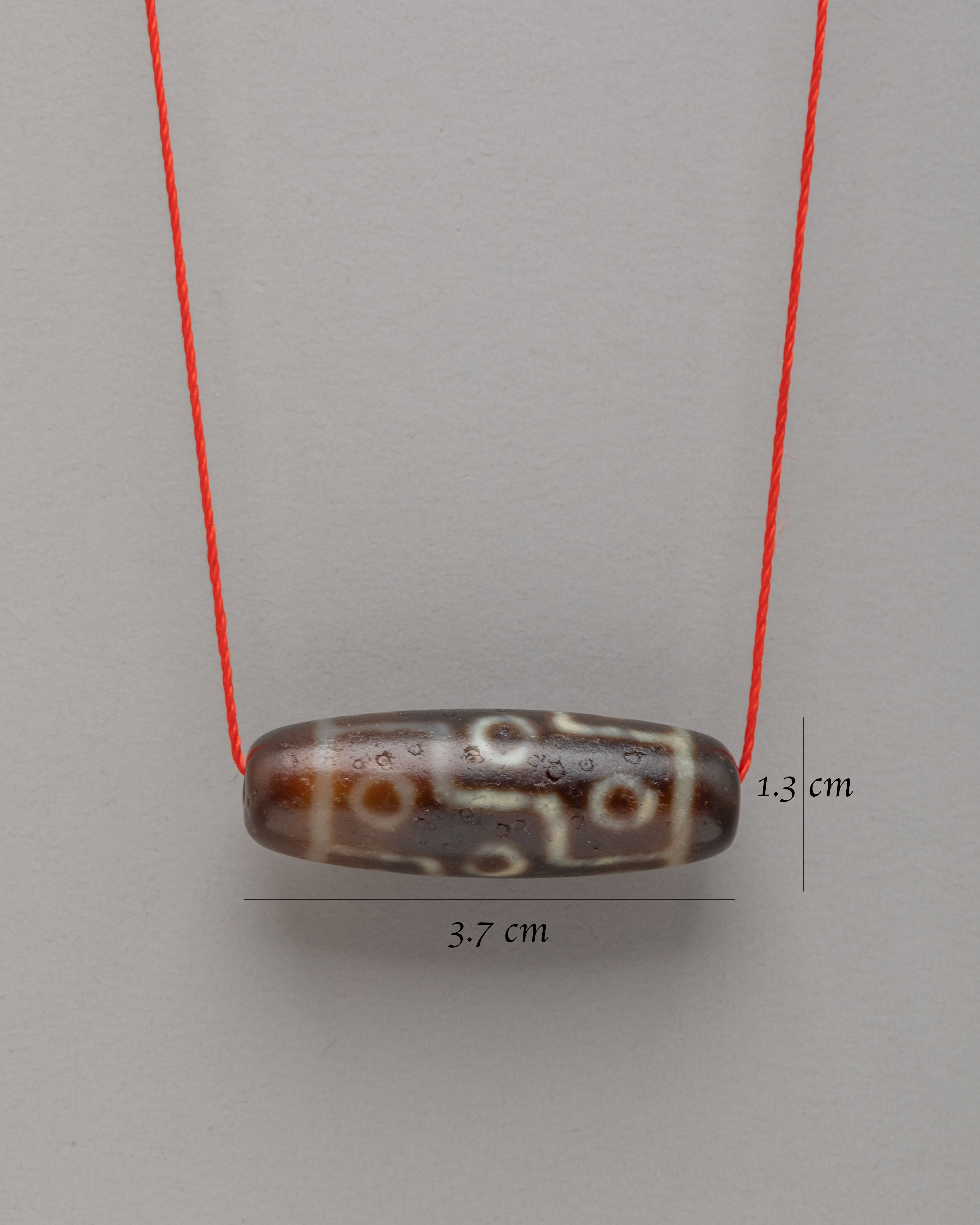 Traditional Buddhist Beads Locket | Agate Dzi Beads Spiritual Jewelry