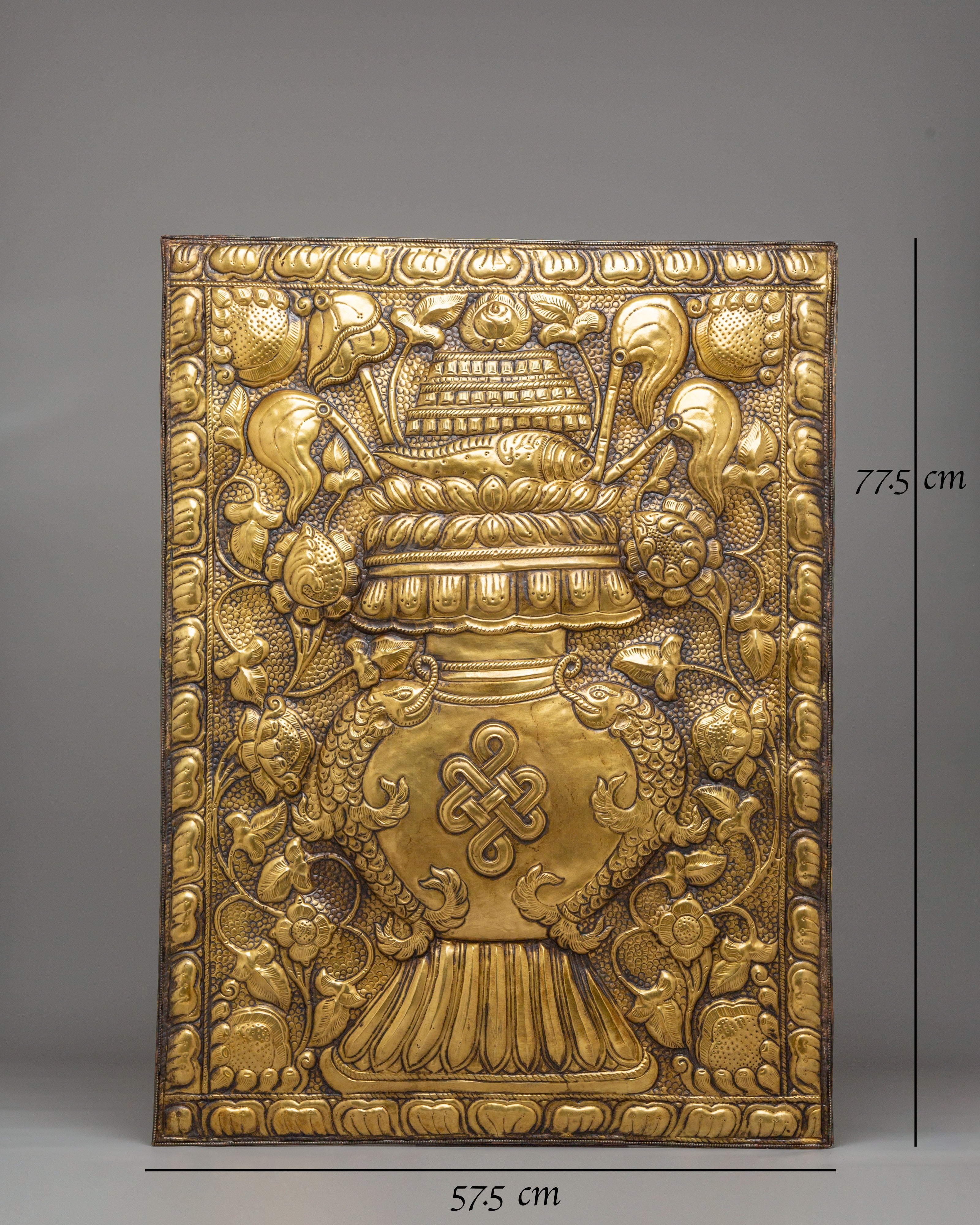 Traditional Purna Kalash Wall Hanging | A Sacred Symbol of Abundance