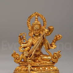 Hindu Goddess Saraswati Statue