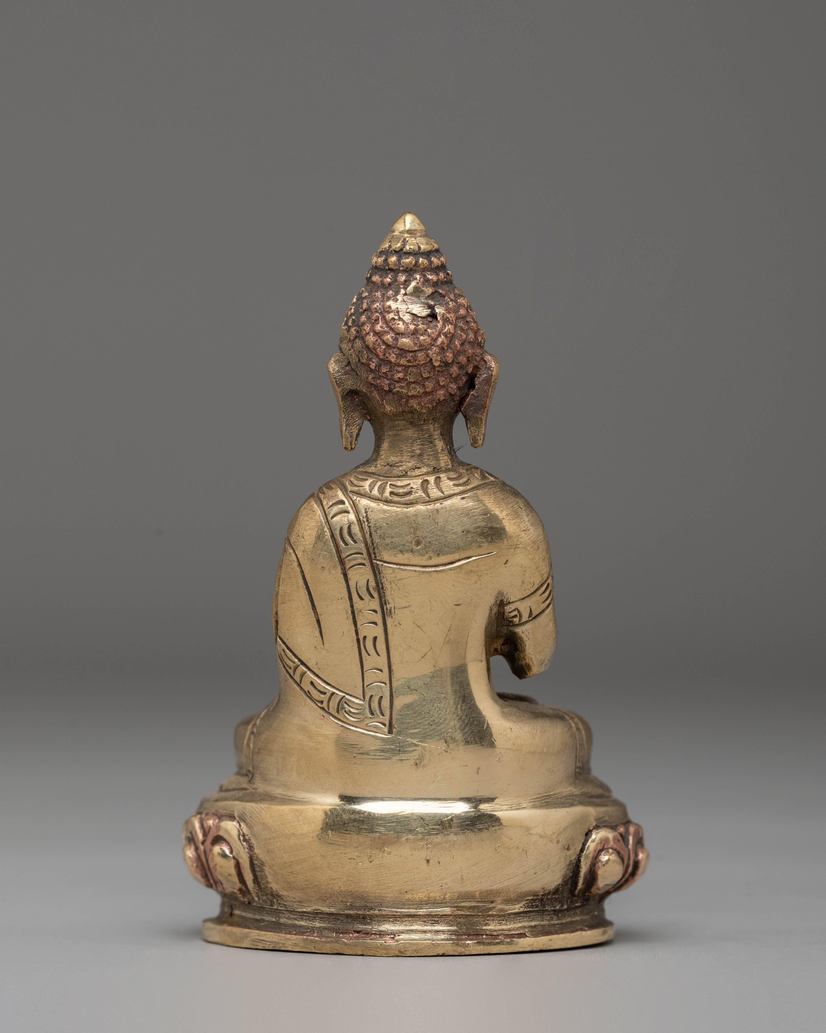Handmade Buddhist Vairocana Statue | Tibetan Copper Buddha Statue