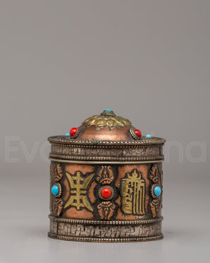 Mantra Engraved Ritual Box