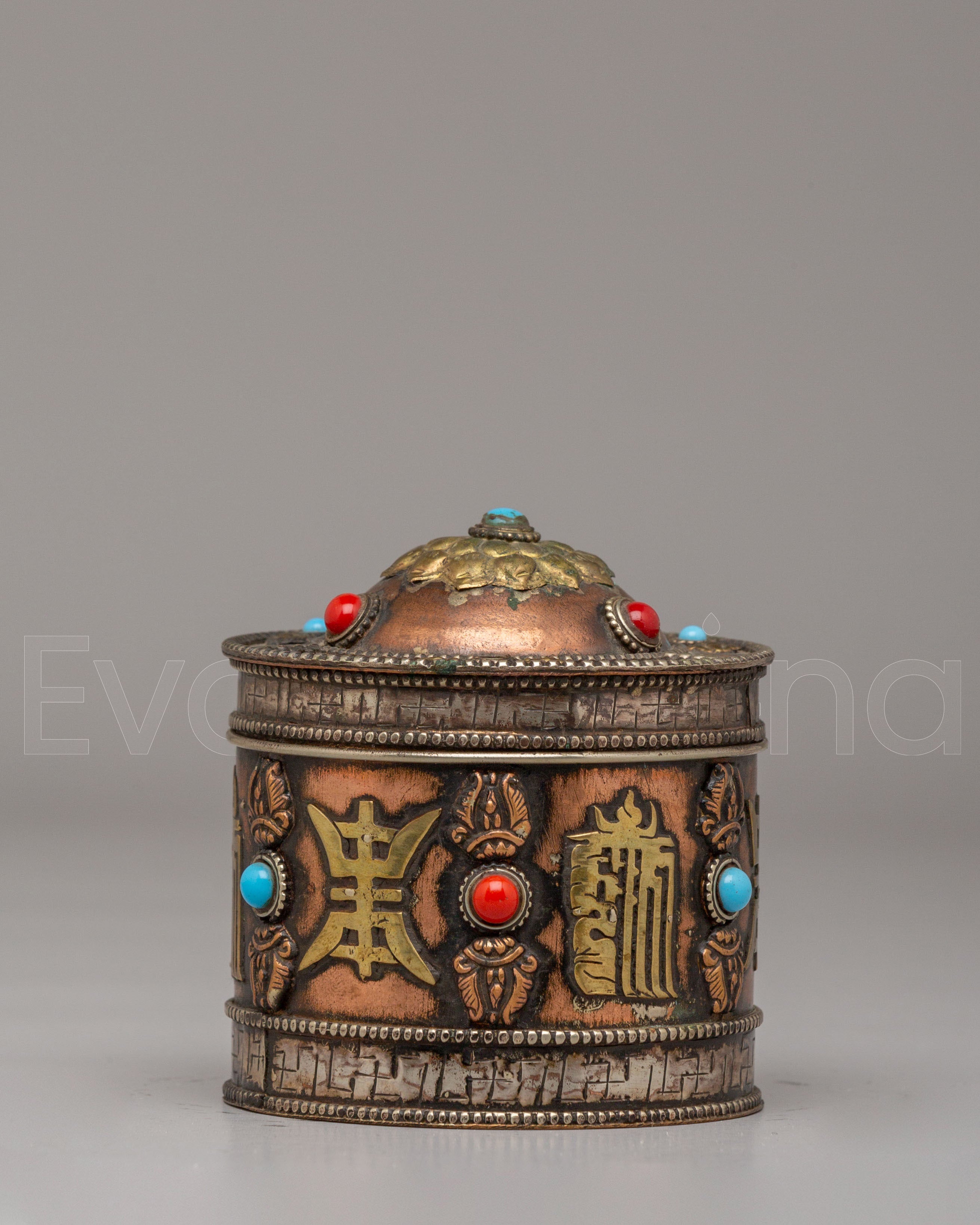 Mantra Engraved Ritual Box
