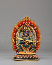 Sacred Sakya Mahakala Statue