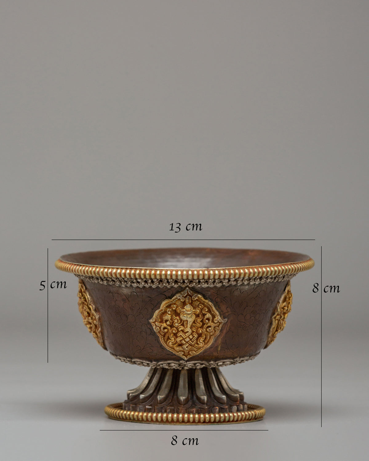Sacred Seven Water Offering Bowl Set | Traditional Tibetan Ritual Bowls