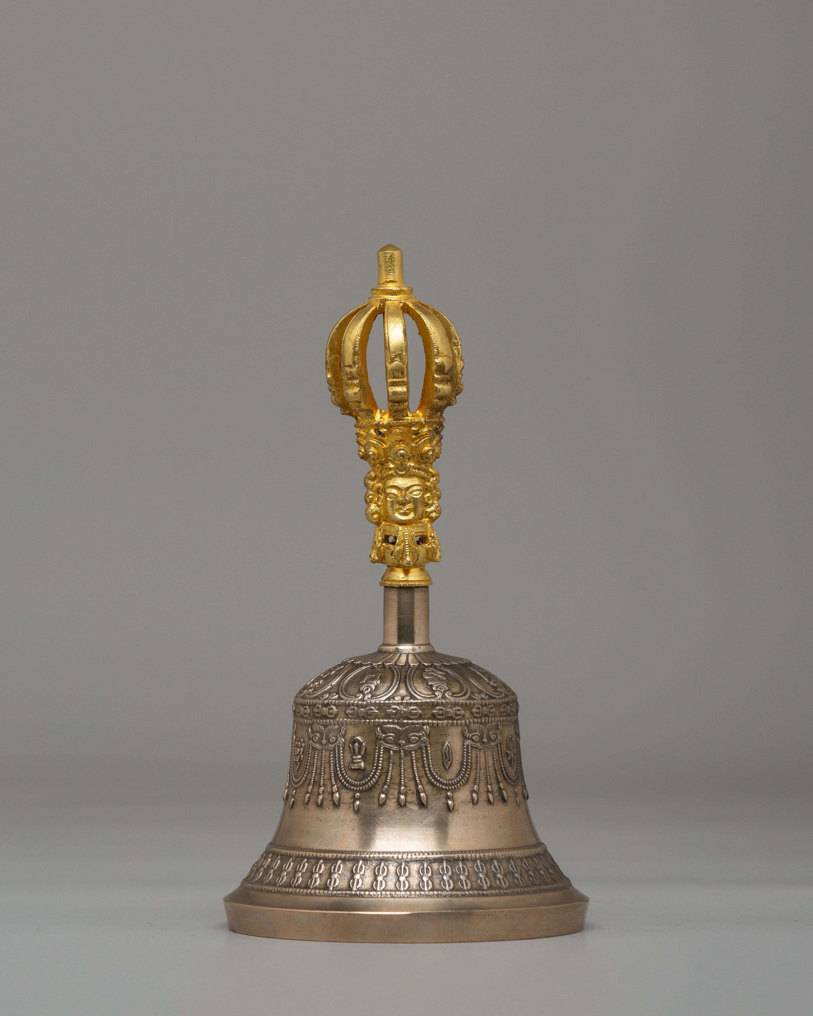 Handcrafted Vajra and Bell Set | Sacred Vajrayana Meditation Tools for Altar Practice
