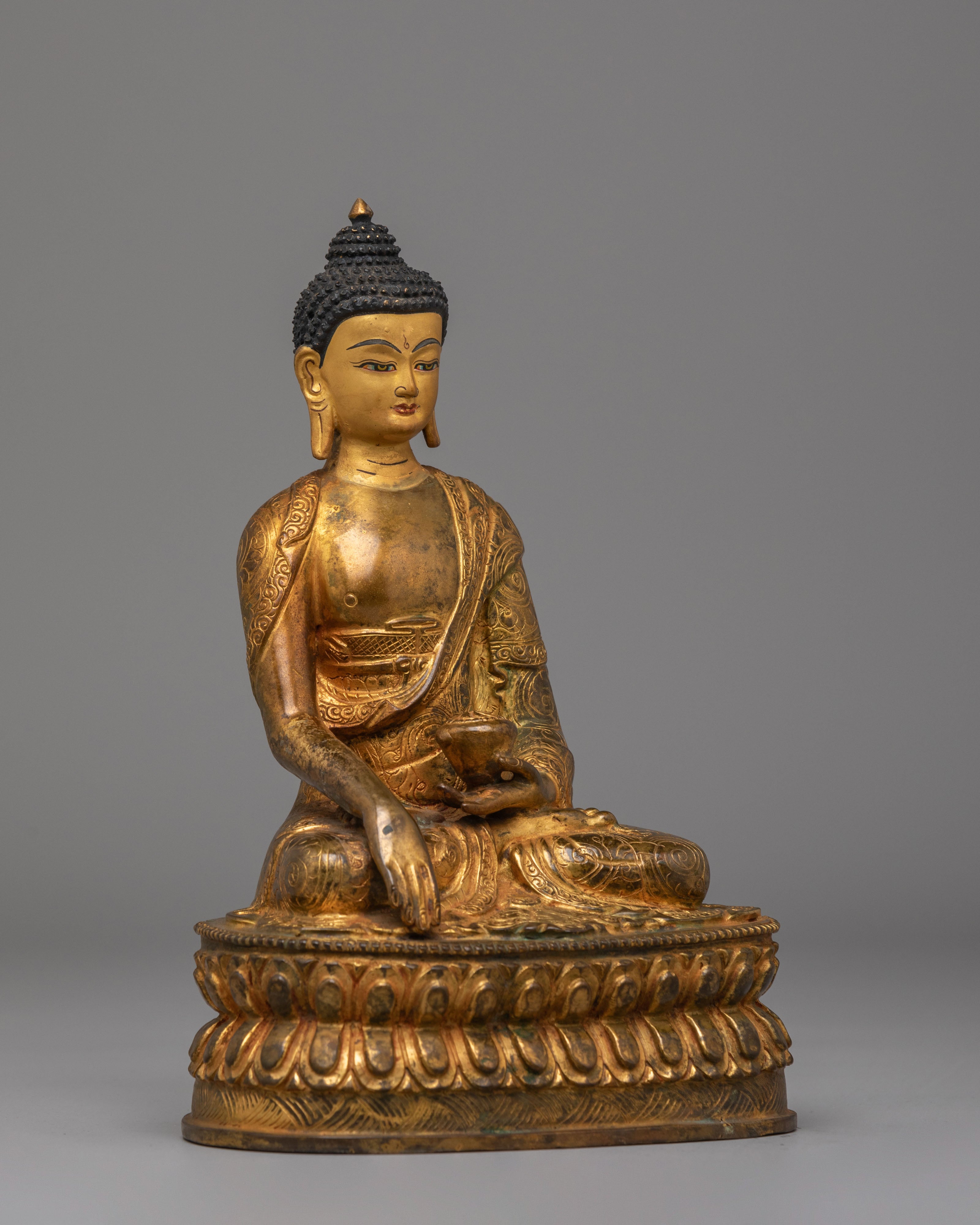 Spiritual Shakyamuni Buddha Enlightened Sculpture | Dharma Statue