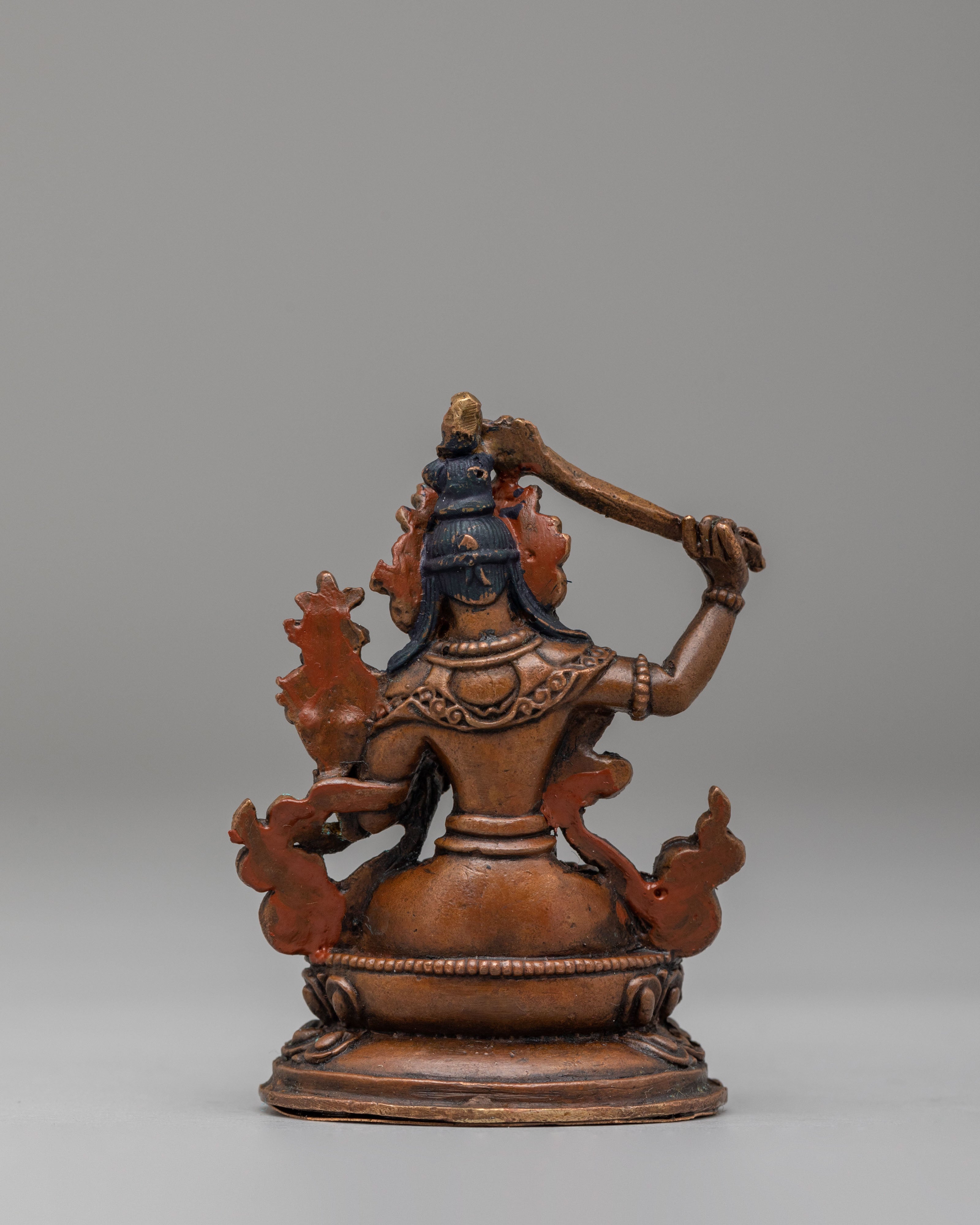 Handamde Sacred Manjushri Sculpture | Bodhisattva of Wisdom Artwork