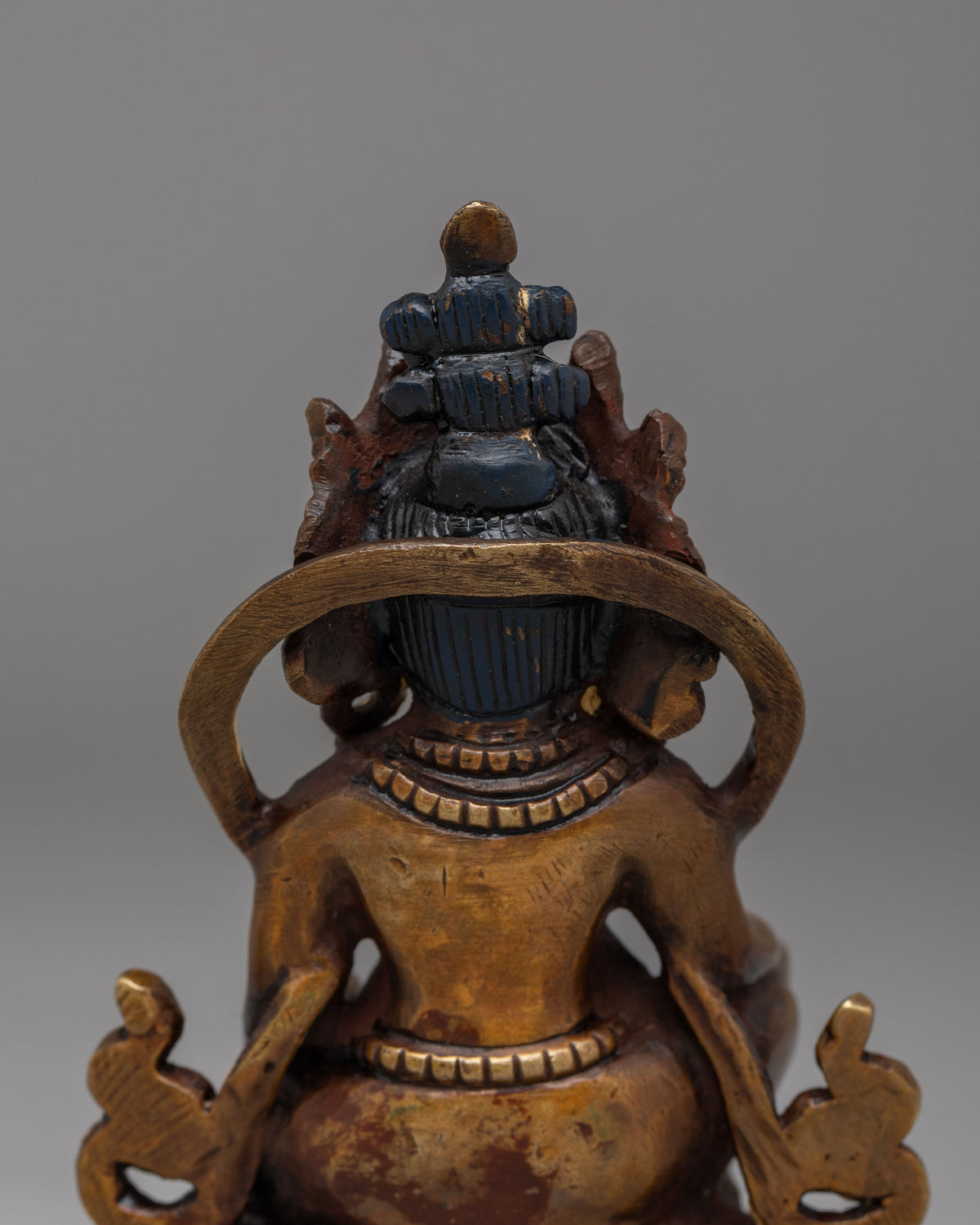 Dzambhala Meditation Wealth Deity Statue | Spiritual Decor for Prosperity