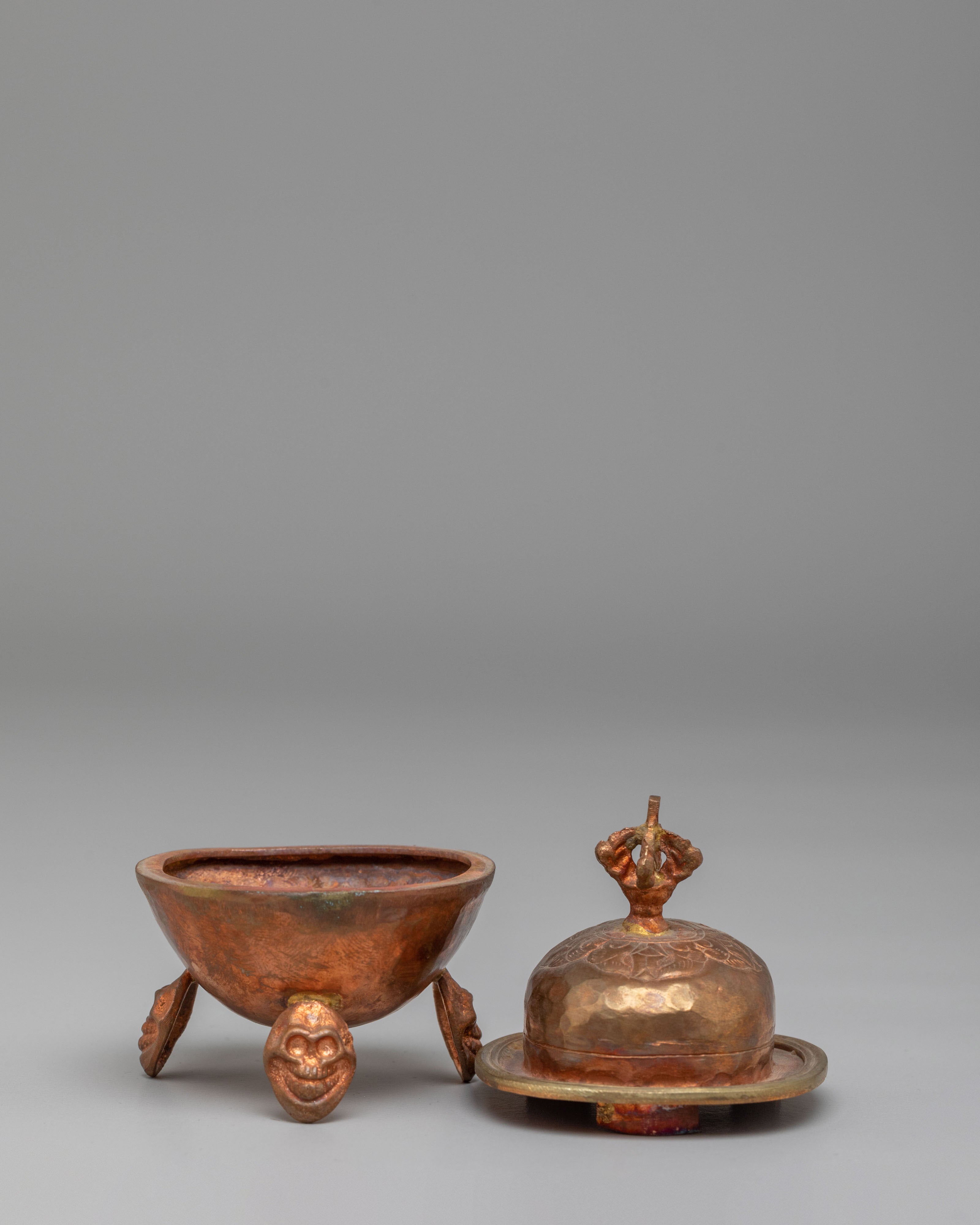 Spiritual Kapala Puja Vessel | Tibetan Buddhist Ritual Vessel