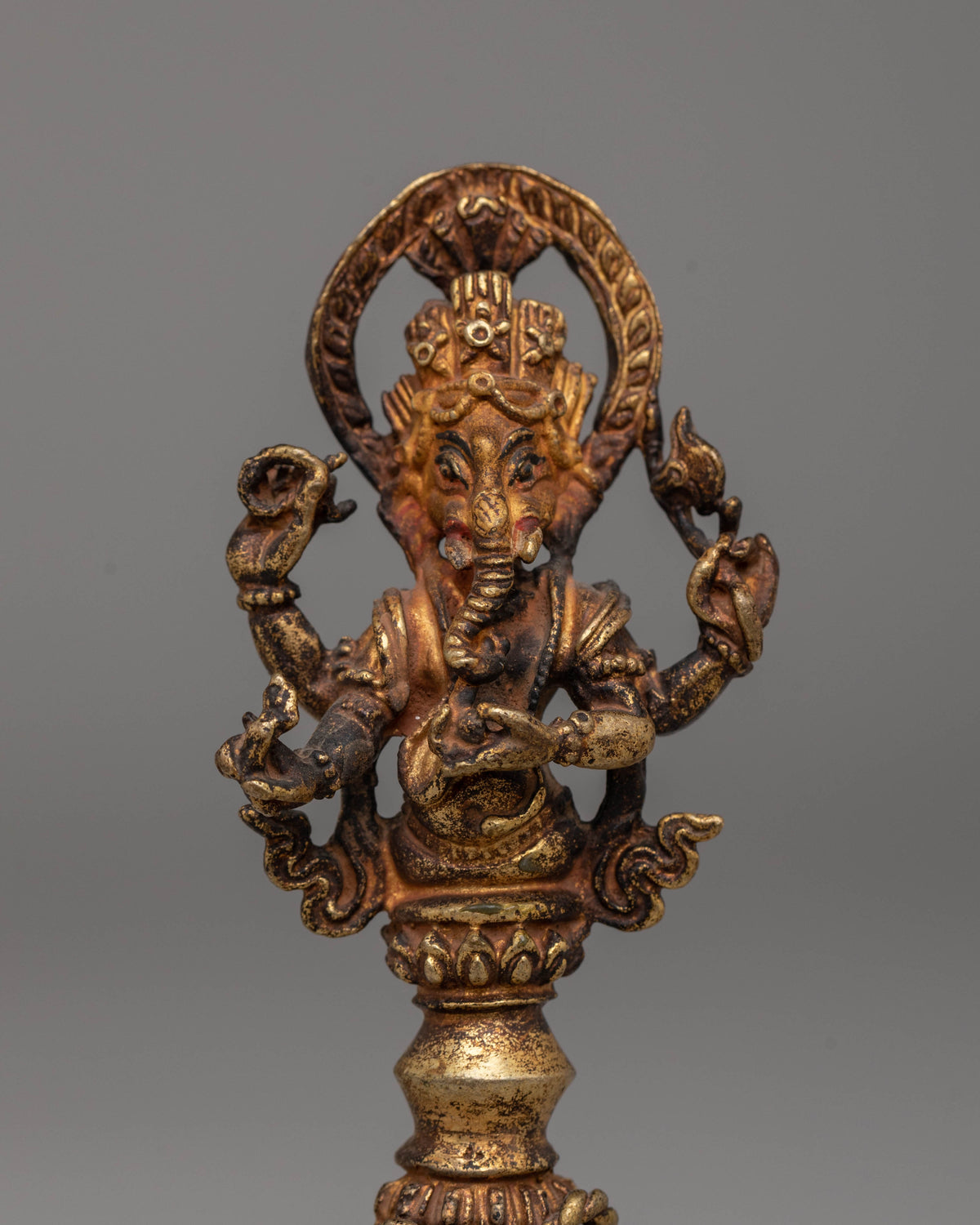 Handcrafted Ganesha Phurba for Rituals | Tibetan Buddhist Tantric Dagger