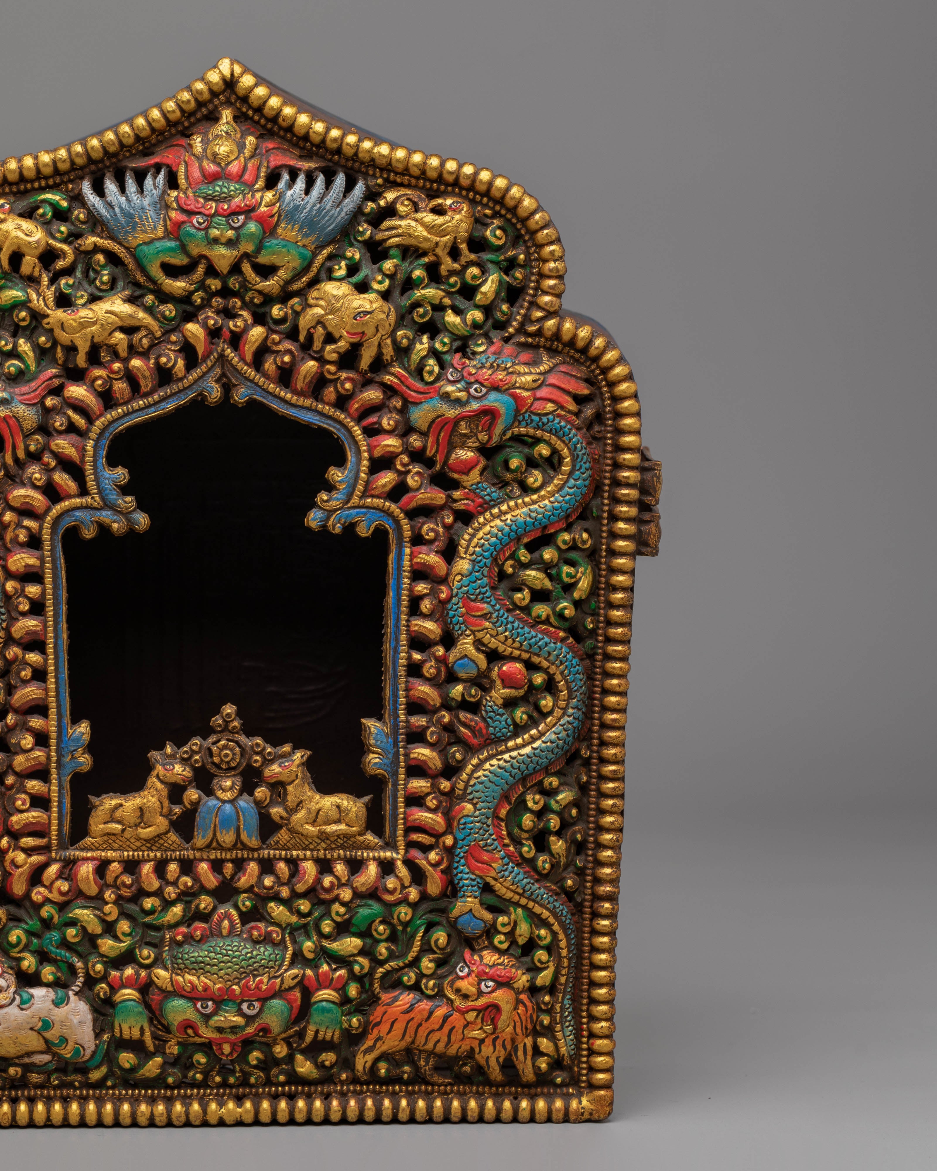 Handcrafted Ghau Box for Buddhist Ritual | Meditation Box
