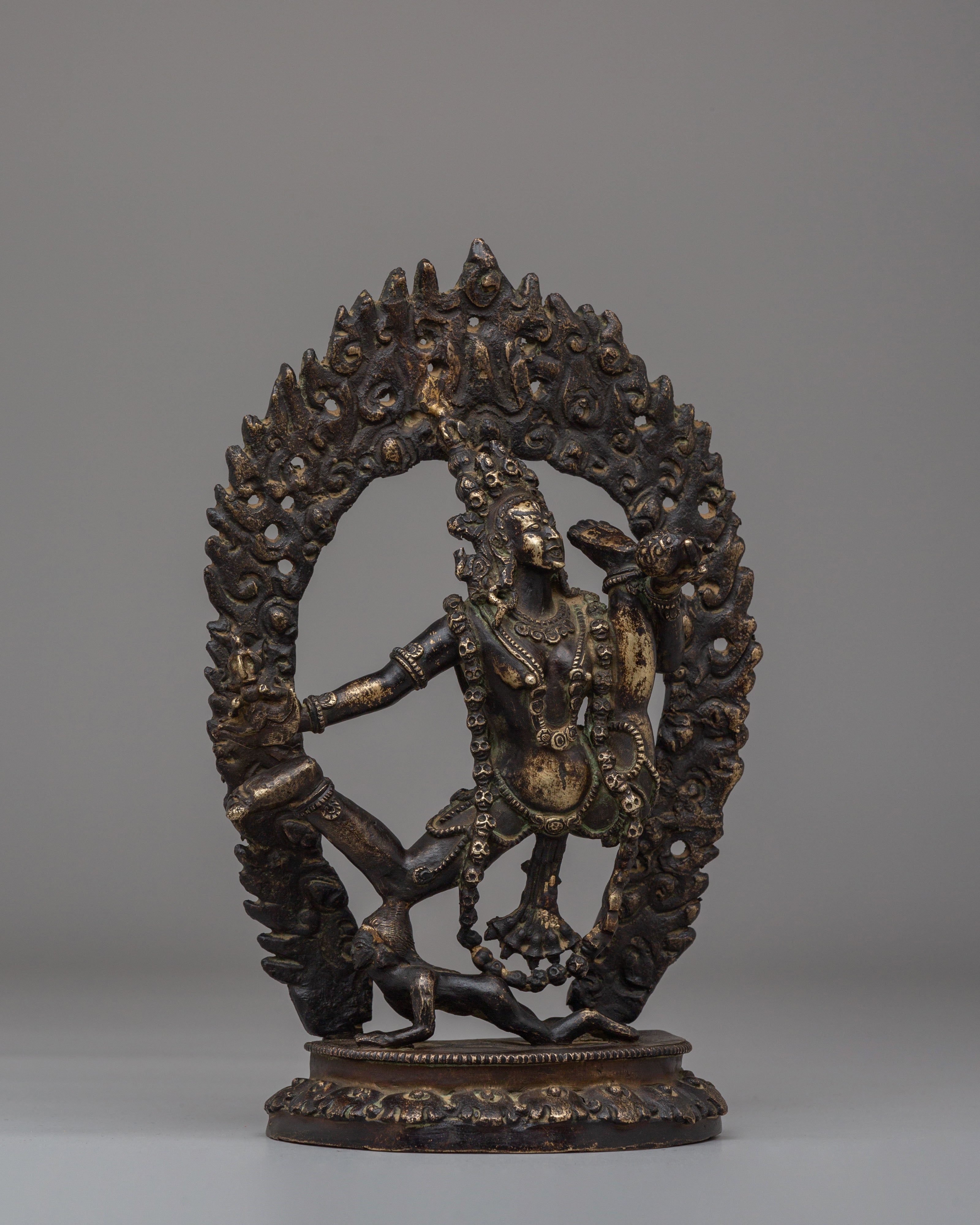 Sacred Tibetan Akash Yogini Statue | Bronze Vajrayogini Sculpture for Altar