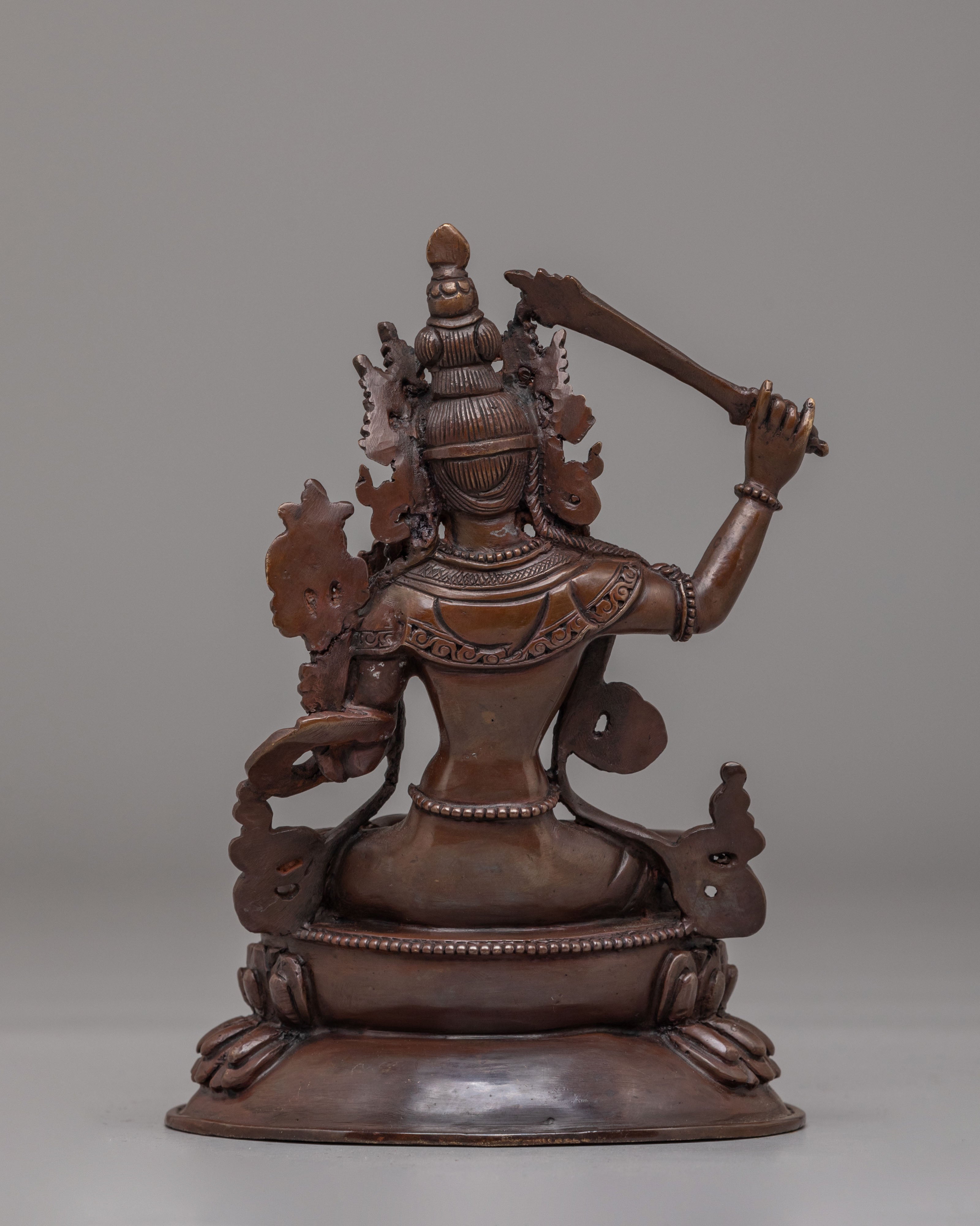 Himalayan Manjushri Deity Statue | Sacred Statue for Meditation and Rituals