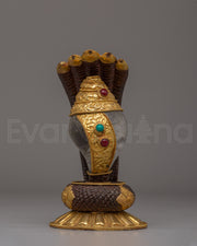 Handmade Buddhist Conch for Rituals | Tibetan Conch for Ritual Practice